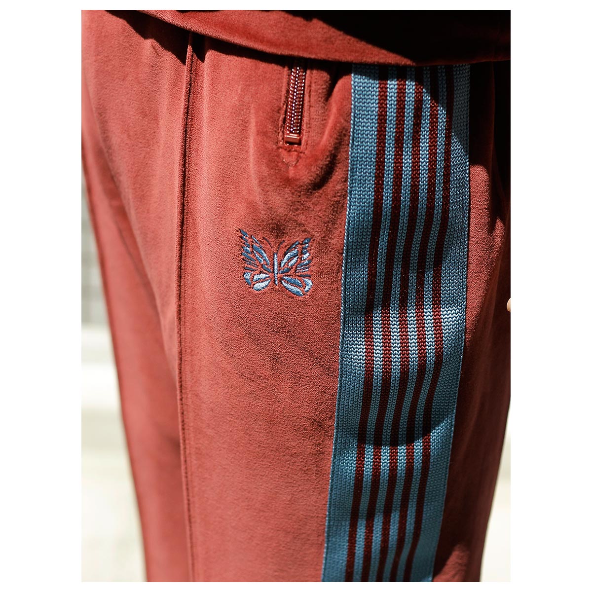 40%OFF セール ニードルズ NEEDLES ベロア ナロートラックパンツ