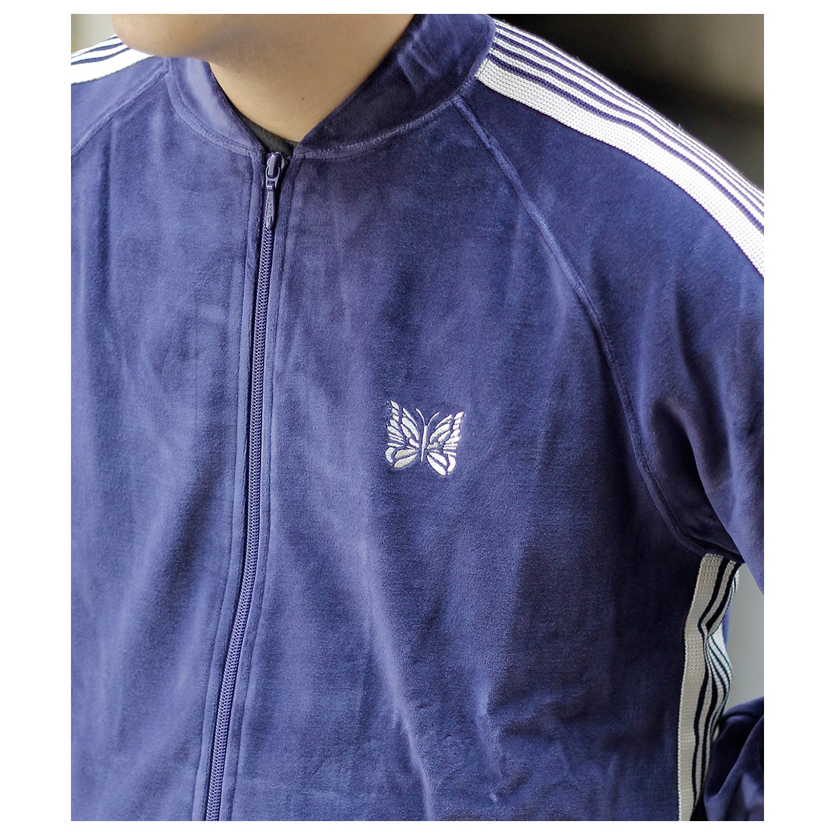 50%OFF セール ニードルズ NEEDLES ベロア リブカラー トラック