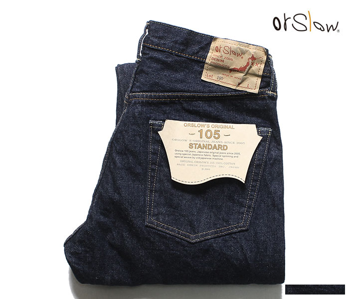 予約商品(お届け予定 4月頃以降) orSlow オアスロウ デニム 105 ワン