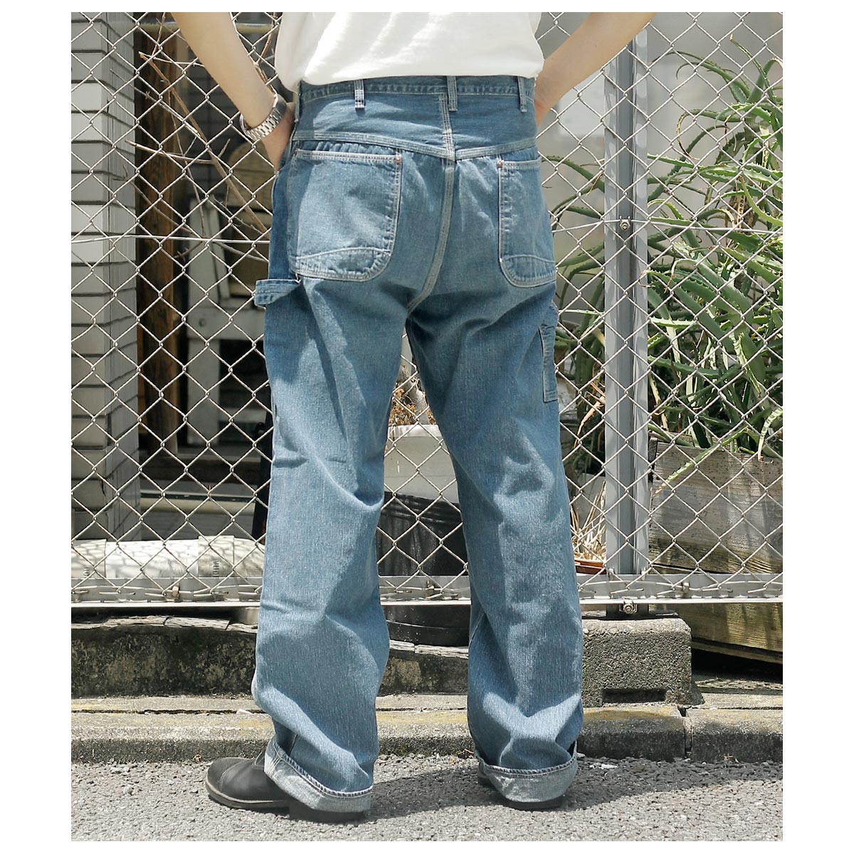 orSlow オアスロウ ペインターパンツ デニム ユーズド加工 DENIM