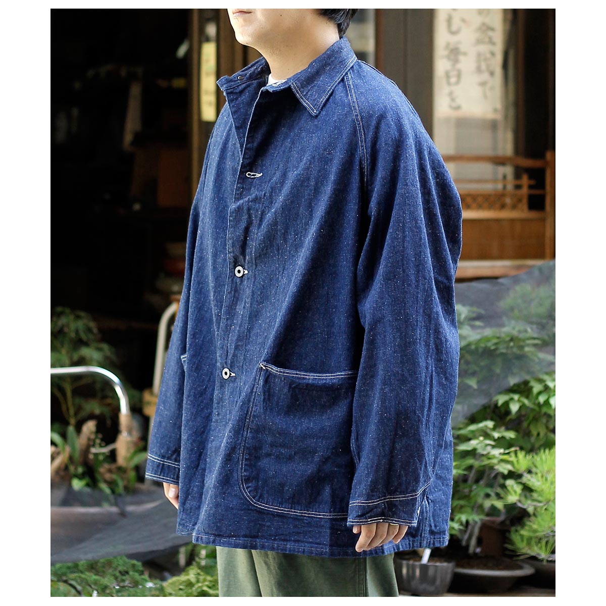 orSlow オアスロウ 40'S 大戦 デニム ルーズフィット カバーオール