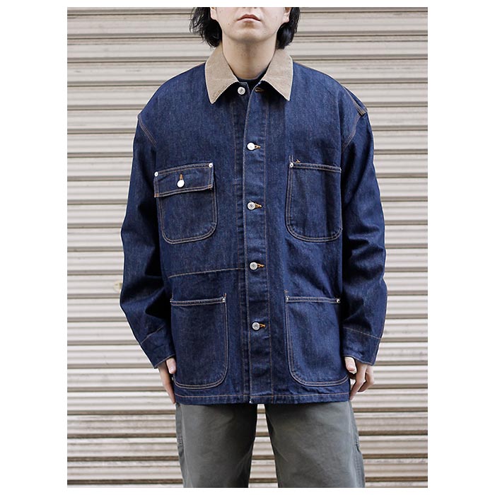 orSlow オアスロウ リラックスフィット カバーオール インディゴ ワン