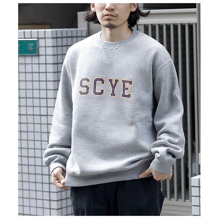 SCYE サイ フリースバックジャージー スウェットシャツ Fleece Back