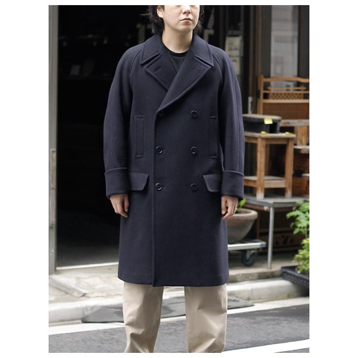 SCYE サイ ウール カシミヤ メルトン ダブル オーバーコート Wool