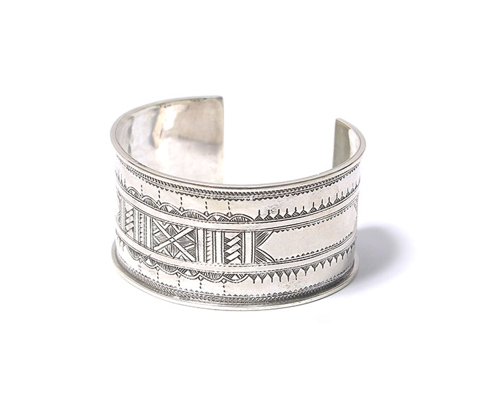 トゥアレグ シルバーバングル TOUAREG SILVER BANGLE WIDE No7 (TUAREG