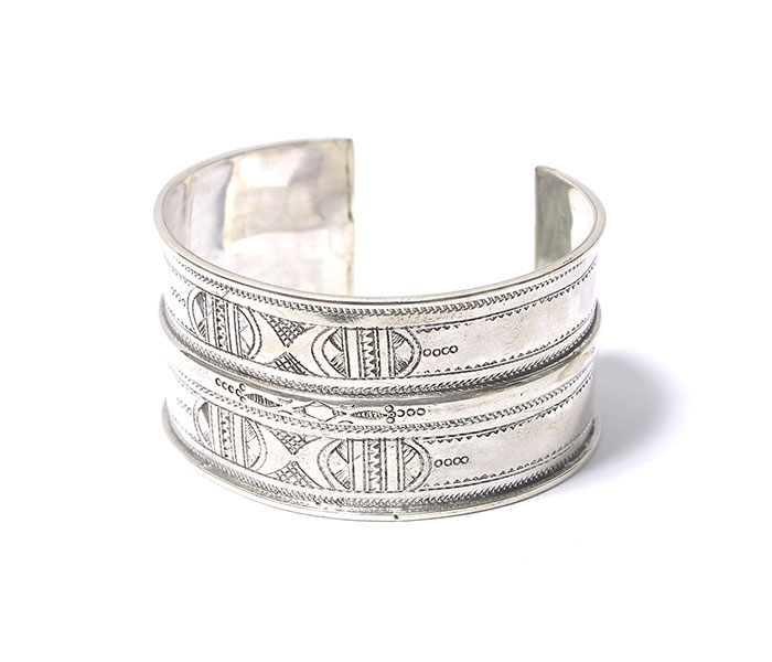 トゥアレグ シルバーバングル TOUAREG SILVER BANGLE WIDE No8 (TUAREG