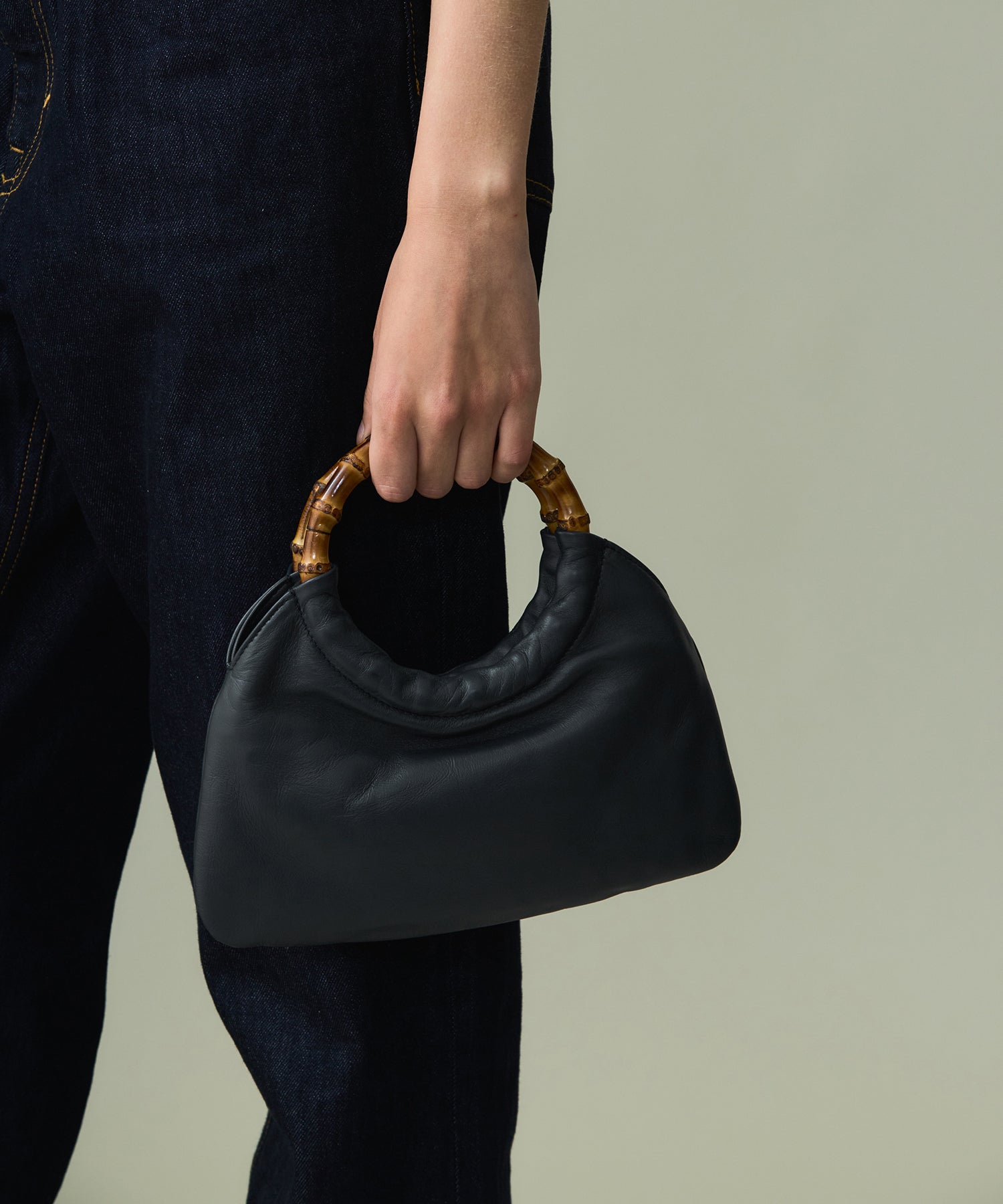 バンブー ハンドル ミニ バッグ|バッグ|PIMENTÉ-ピモンテオンラインストア