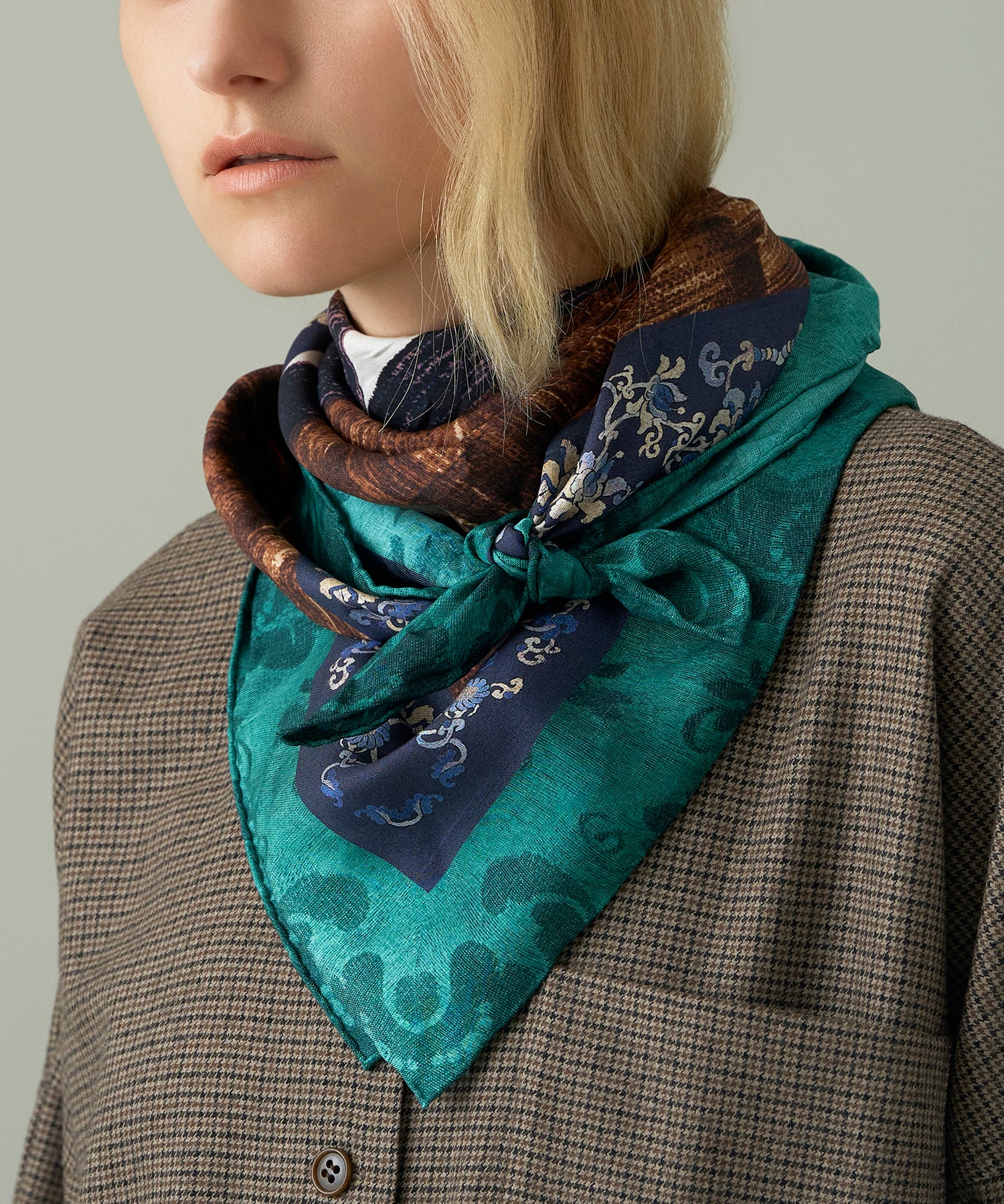 別注ハンドペイントプリントスカーフ|ファッショングッズ|PIMENTÉ-ピ