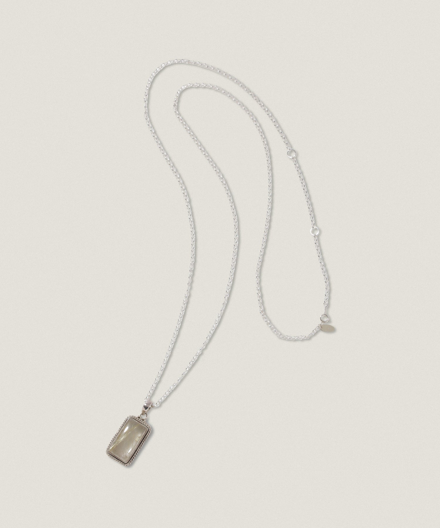 オンラインストア限定】ルチルクォーツ チャーム ネックレス _187