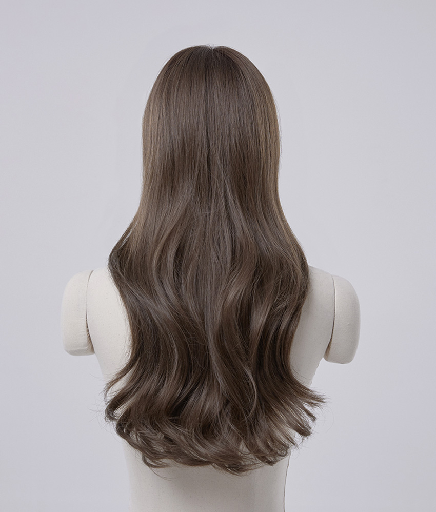 手植えフルウィッグ) レイヤードルーズCカールパーマ (モースト原糸)