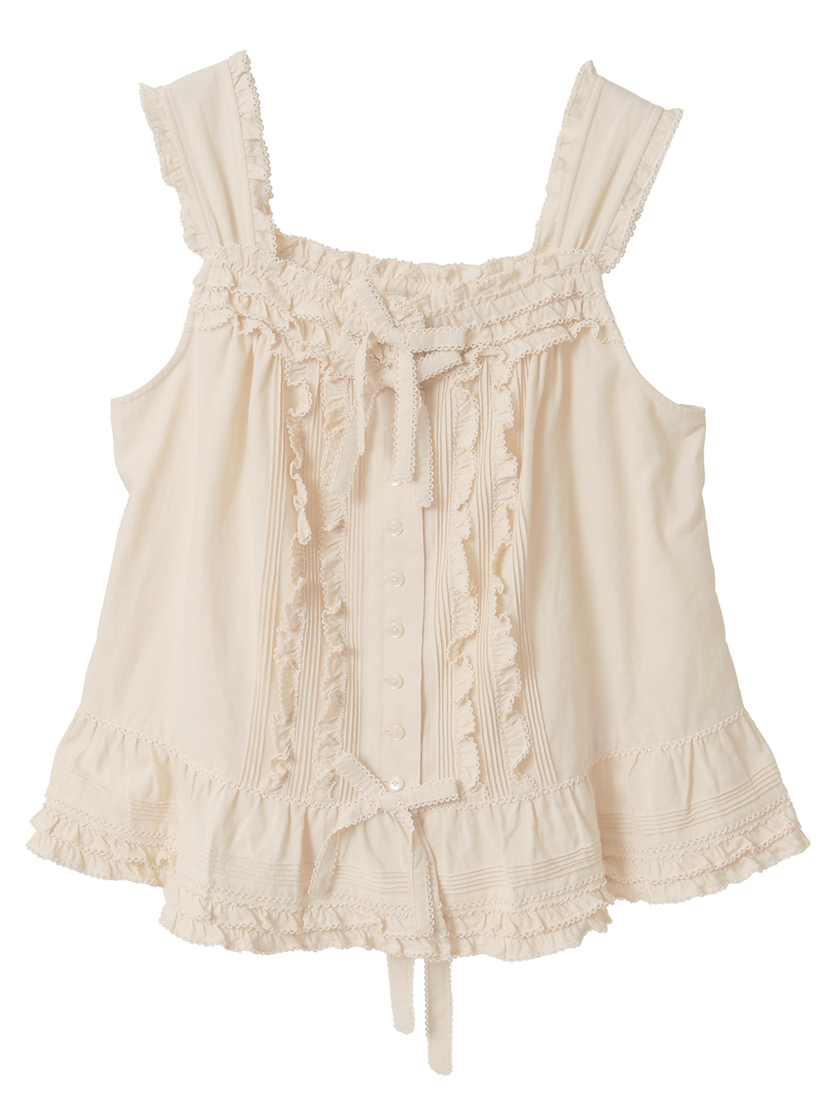 フリル使いキャミソールブラウス｜ピンクハウスオフィシャルオンライン