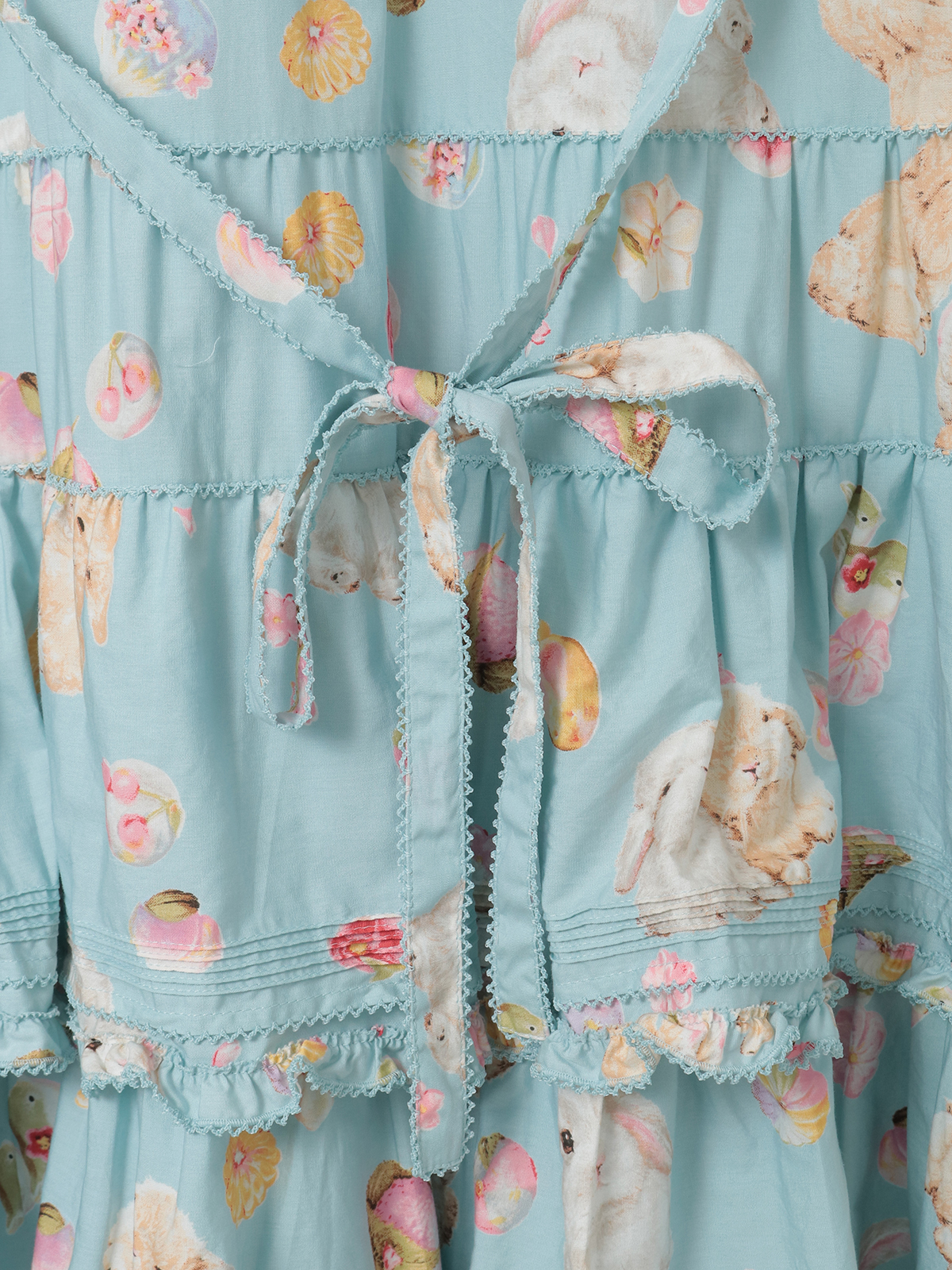 幸見うさぎプリントフリルワンピース｜ピンクハウスオフィシャル