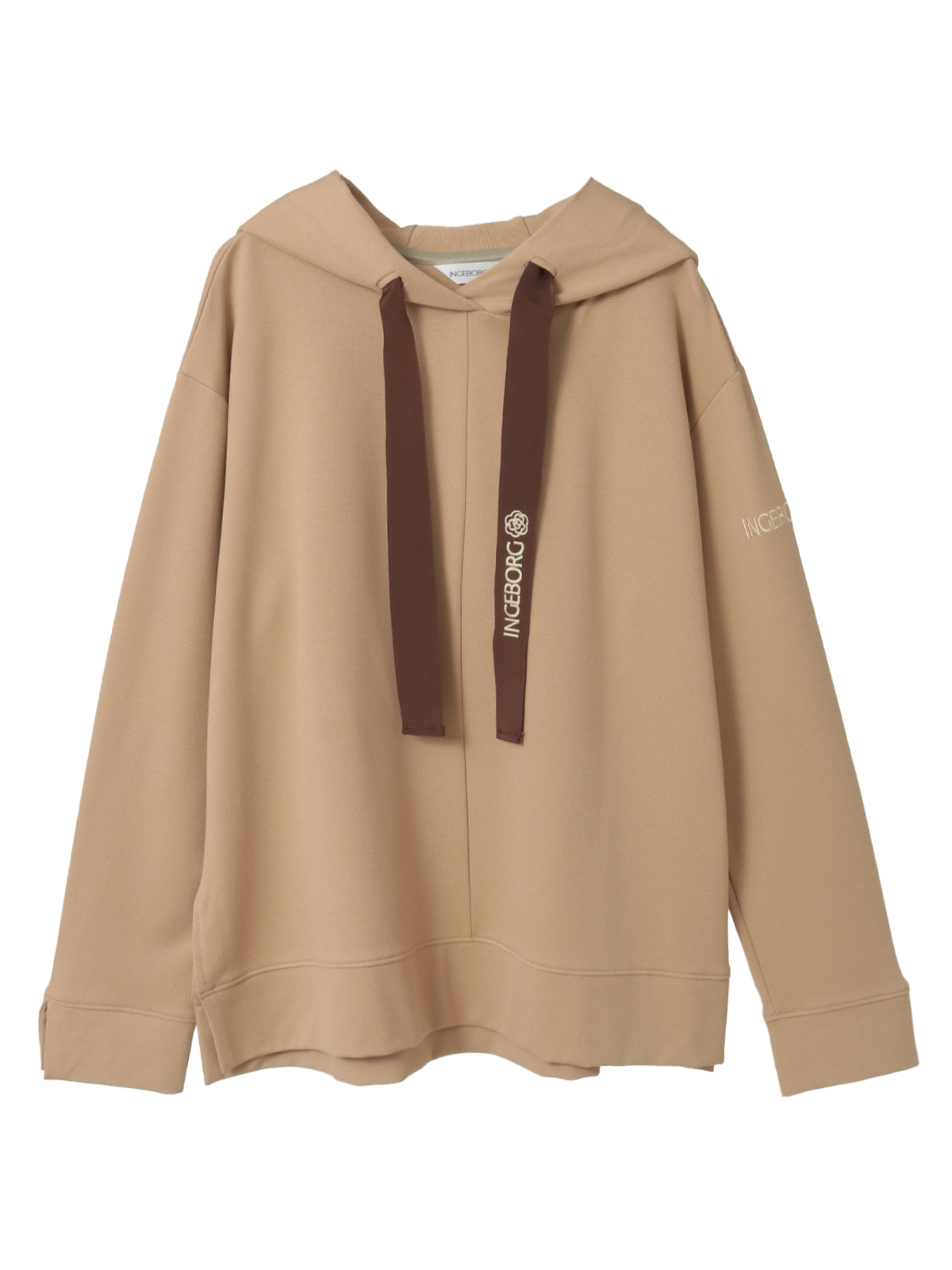 カメリアロゴ刺繍入りカットソーフーディ｜ピンクハウスオフィシャル