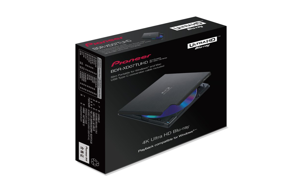 BDR-XD07TUHD | Pioneer | Blu-Ray Disc Drive | Optical Disc Drive | EU