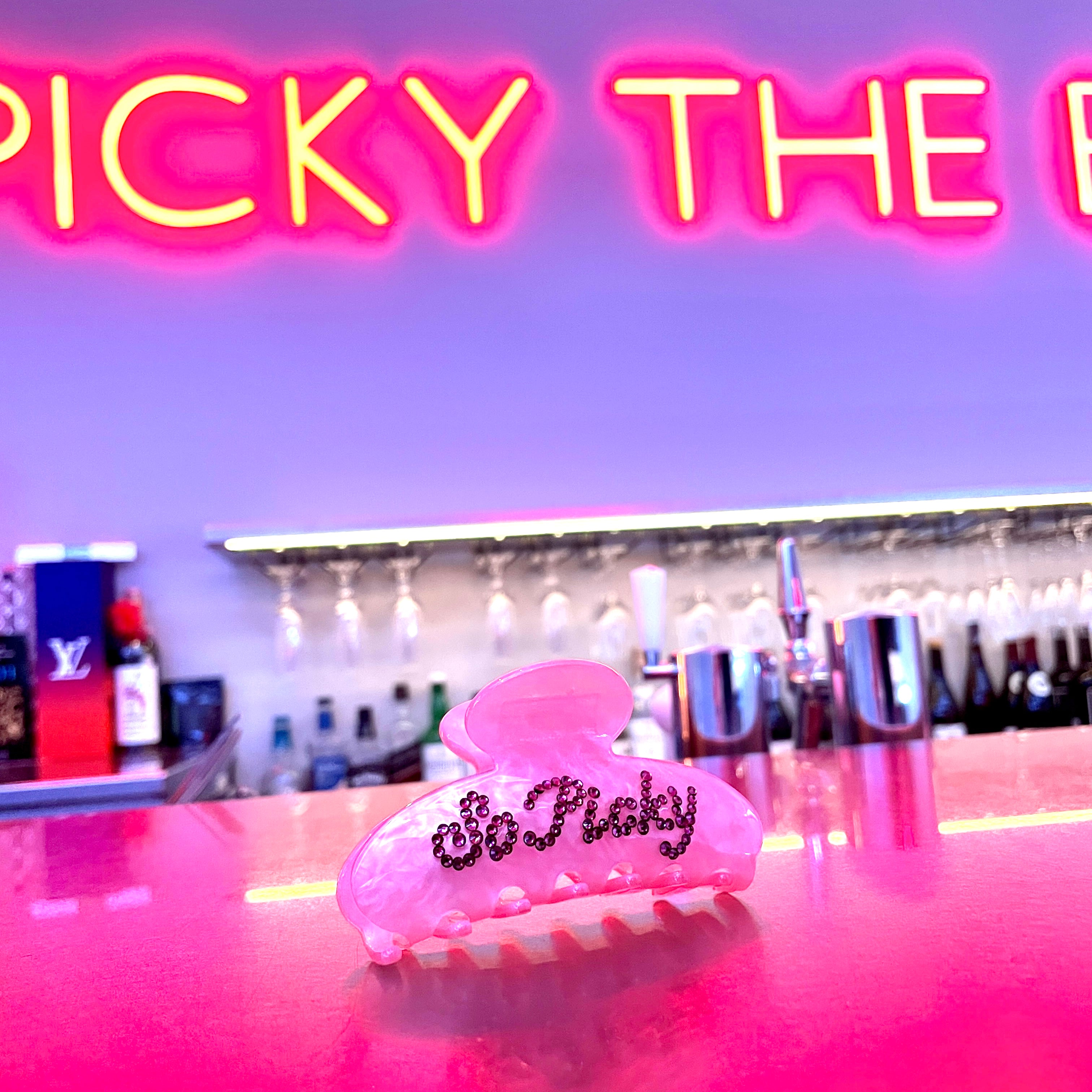 pinkstone hair clip – PICKY THE SHOP