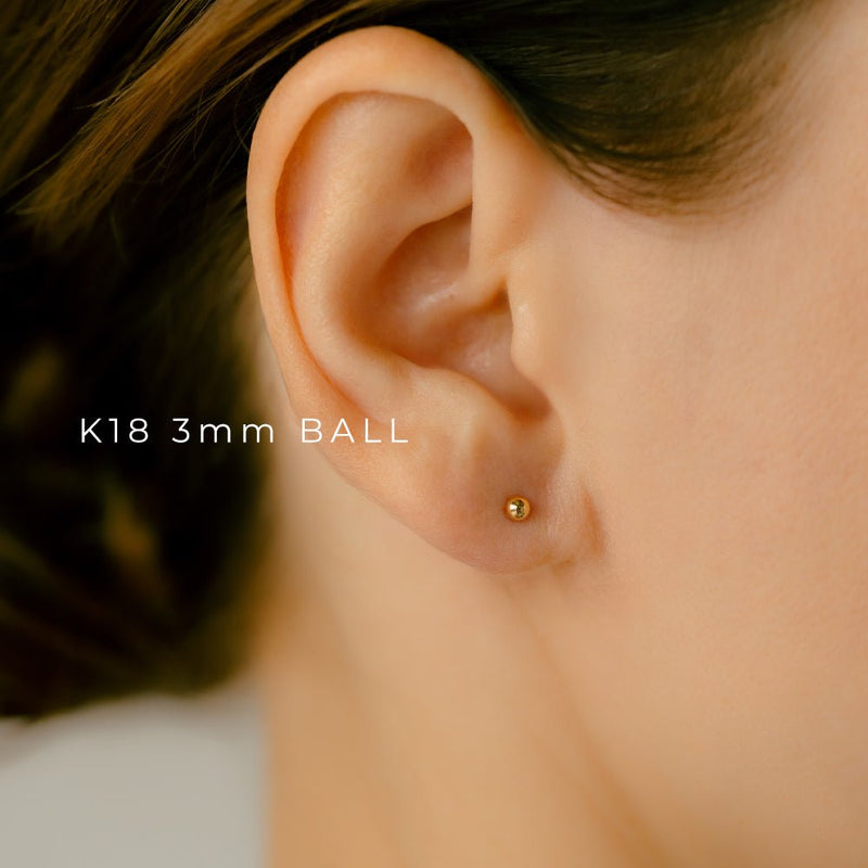 14G セット ボディピアス│ファーストピアスにオススメ K18/Pt 3mm