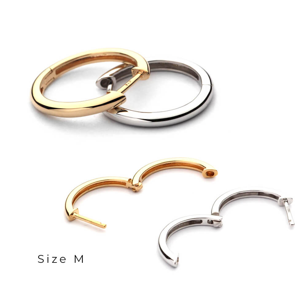 K18 フープピアス │軟骨ピアス│ピコレ – PICOLLET