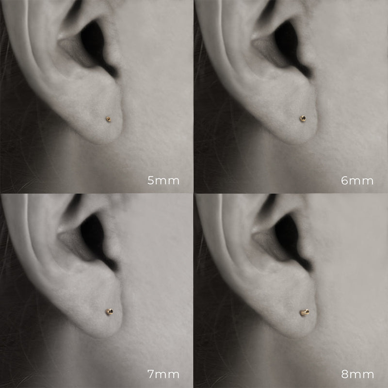 引っかからない、つけっぱなしピアス。 K18金/プラチナ ラブレット