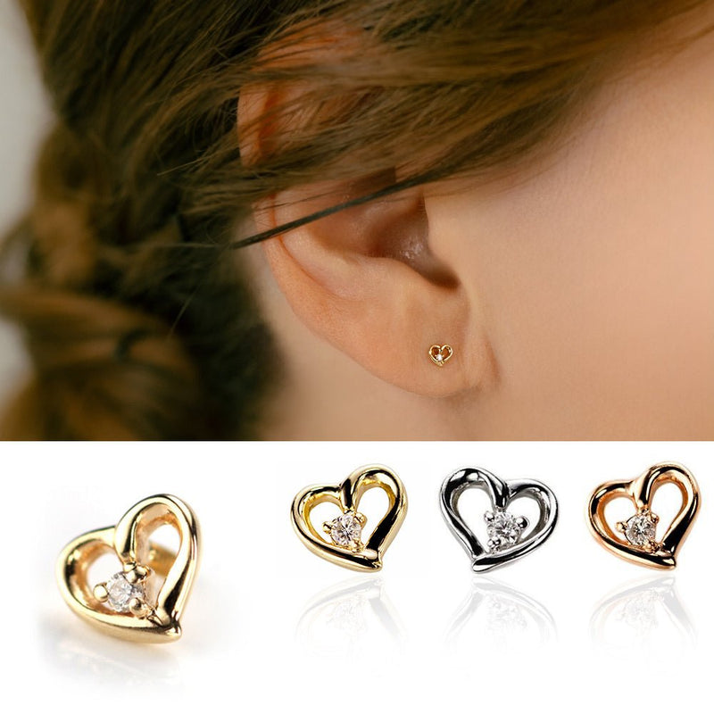 GOD ONLY KNOWS ハートピアスパーツ 巾着なし P-1136) ハートピアス