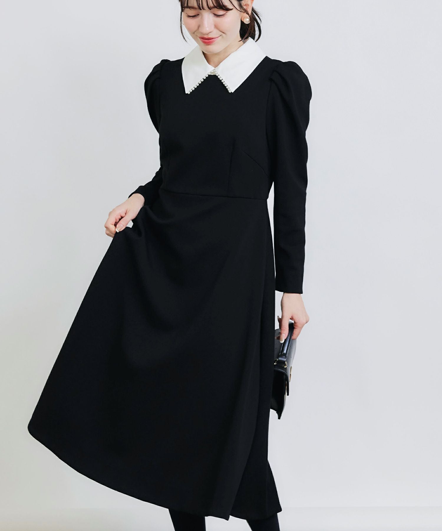 取り外し可能パール襟ワンピース | PICCIN (ピッチン) 公式通販