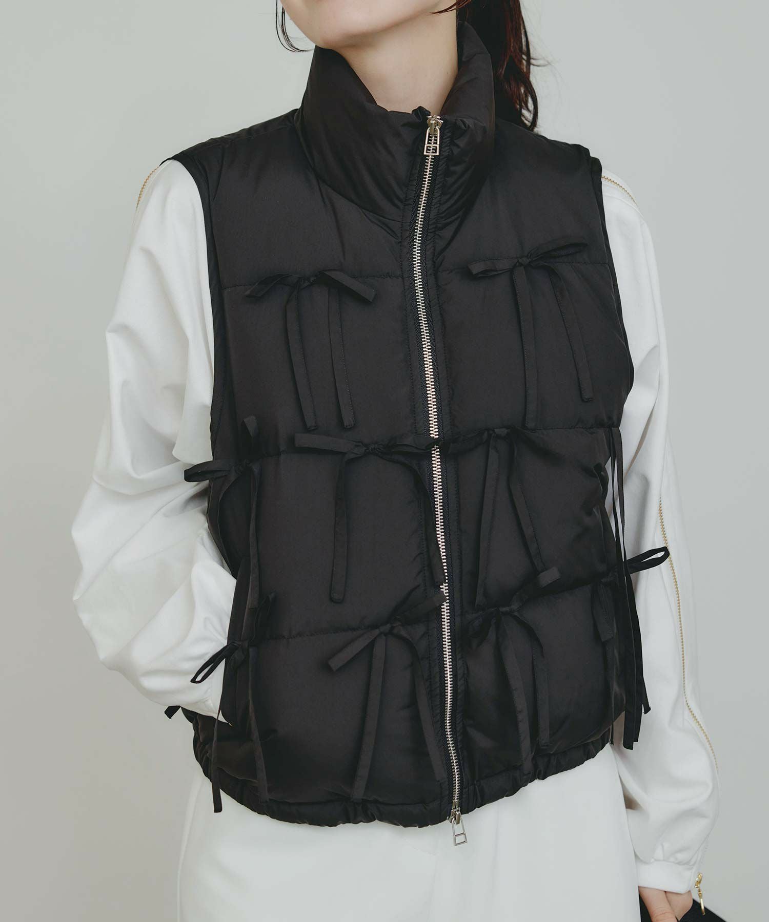 リボンダウンベスト | PICCIN (ピッチン) 公式通販