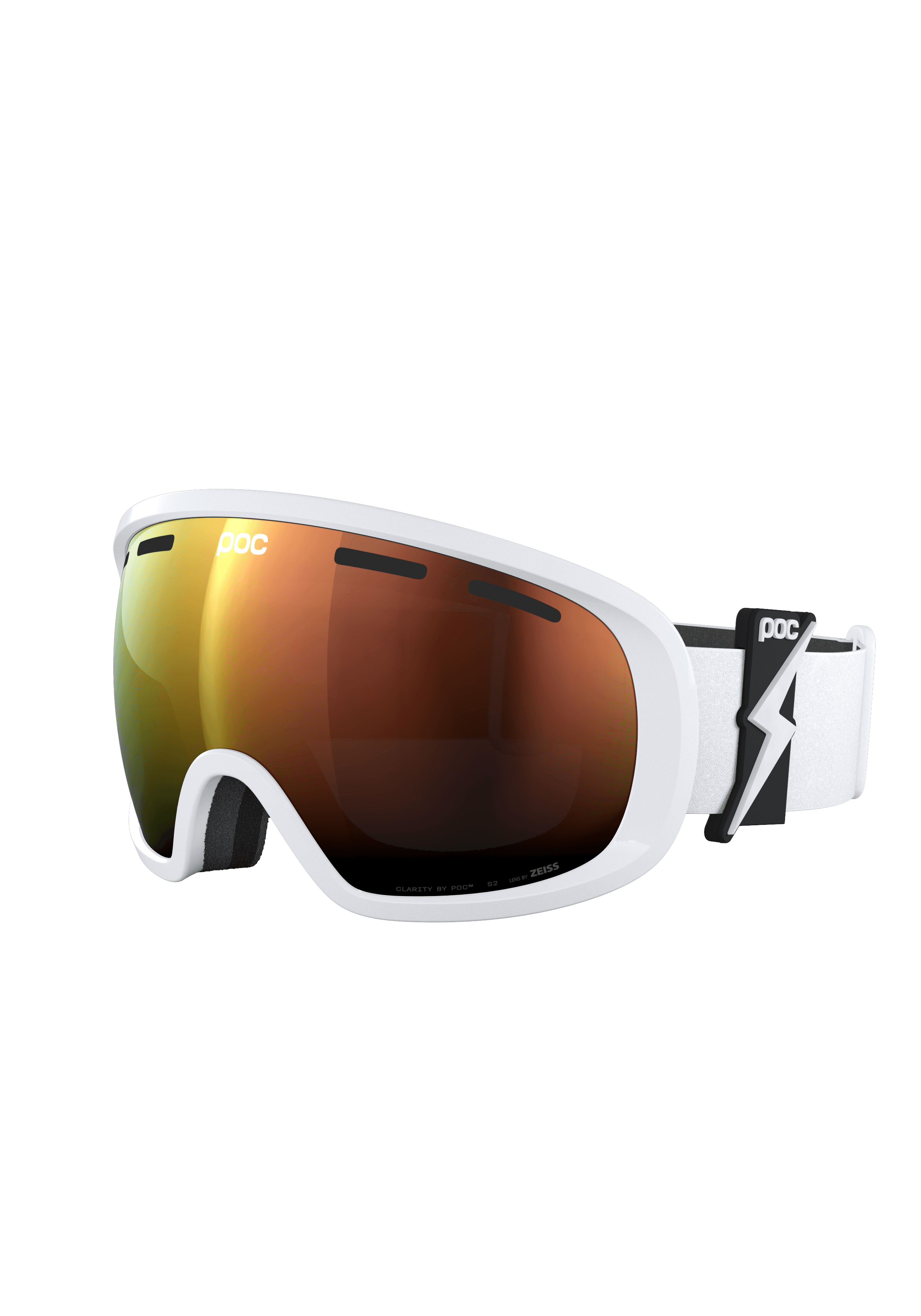 Fovea Ski Goggles in Hydrogen White | Ski Eyewear | POC (US)