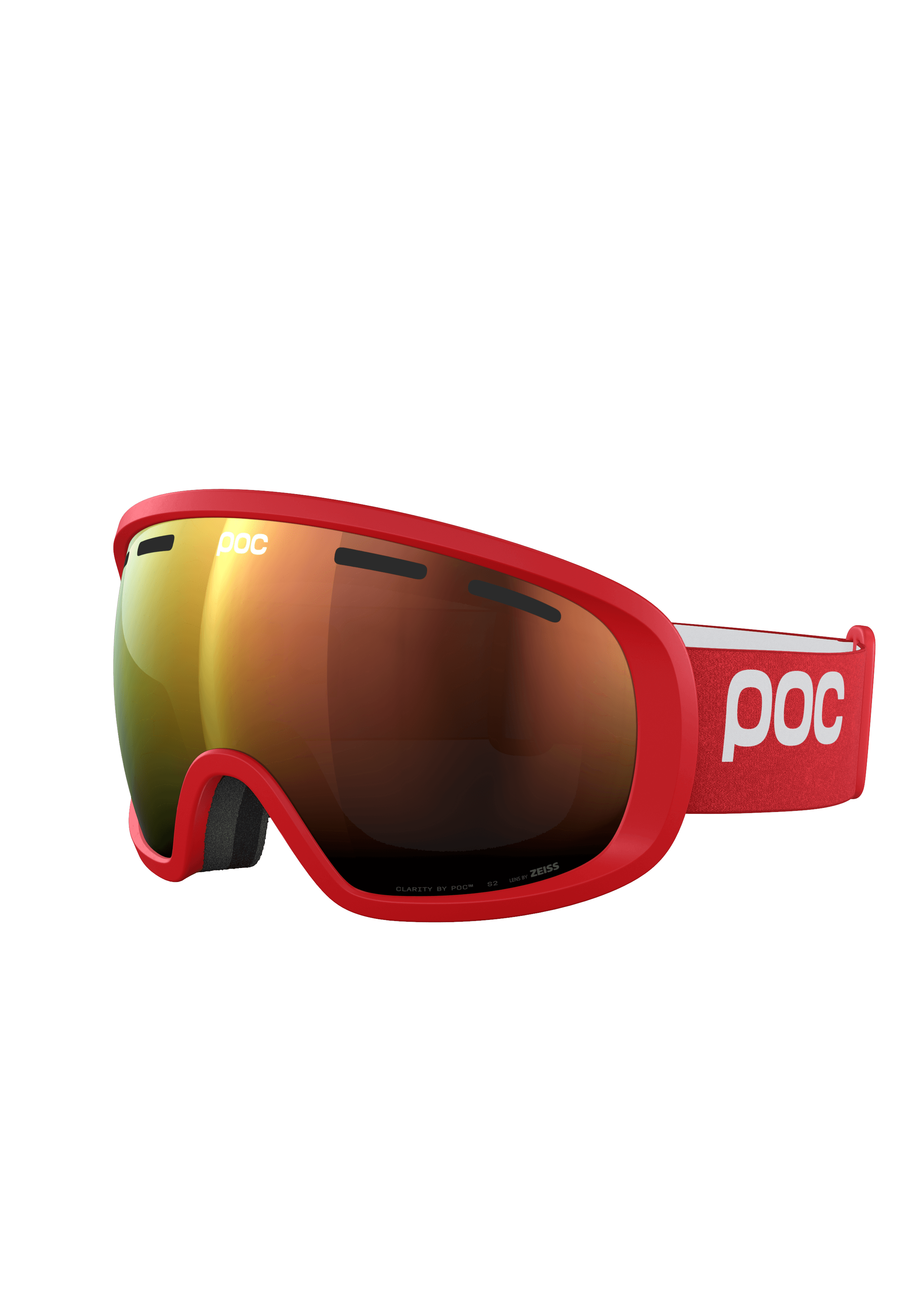 Fovea Ski Goggles in Prismane Red | Ski Eyewear | POC (US)