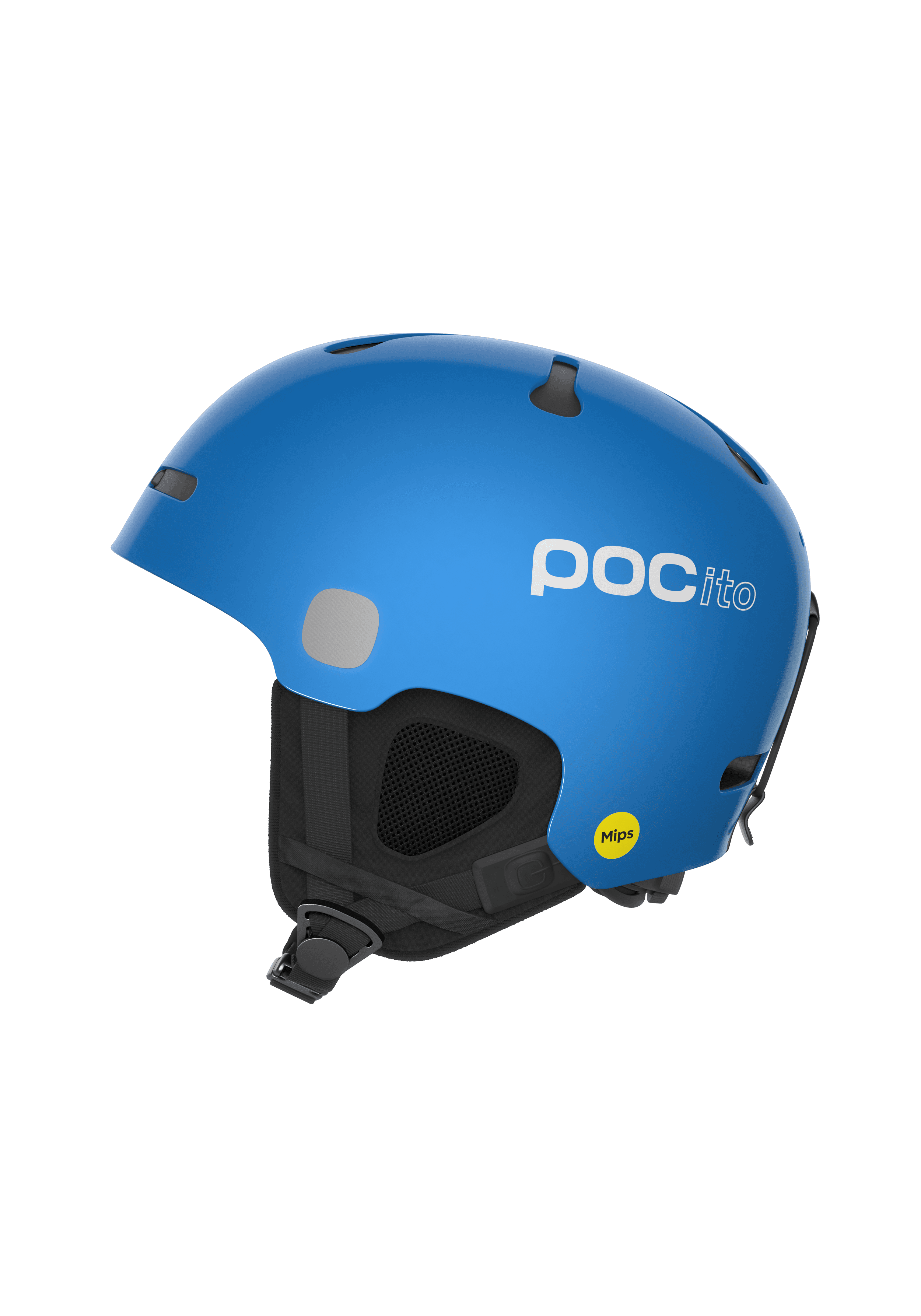 POCito Auric Cut MIPS Ski Helmet in Fluorescent Blue | POC (Global EN)