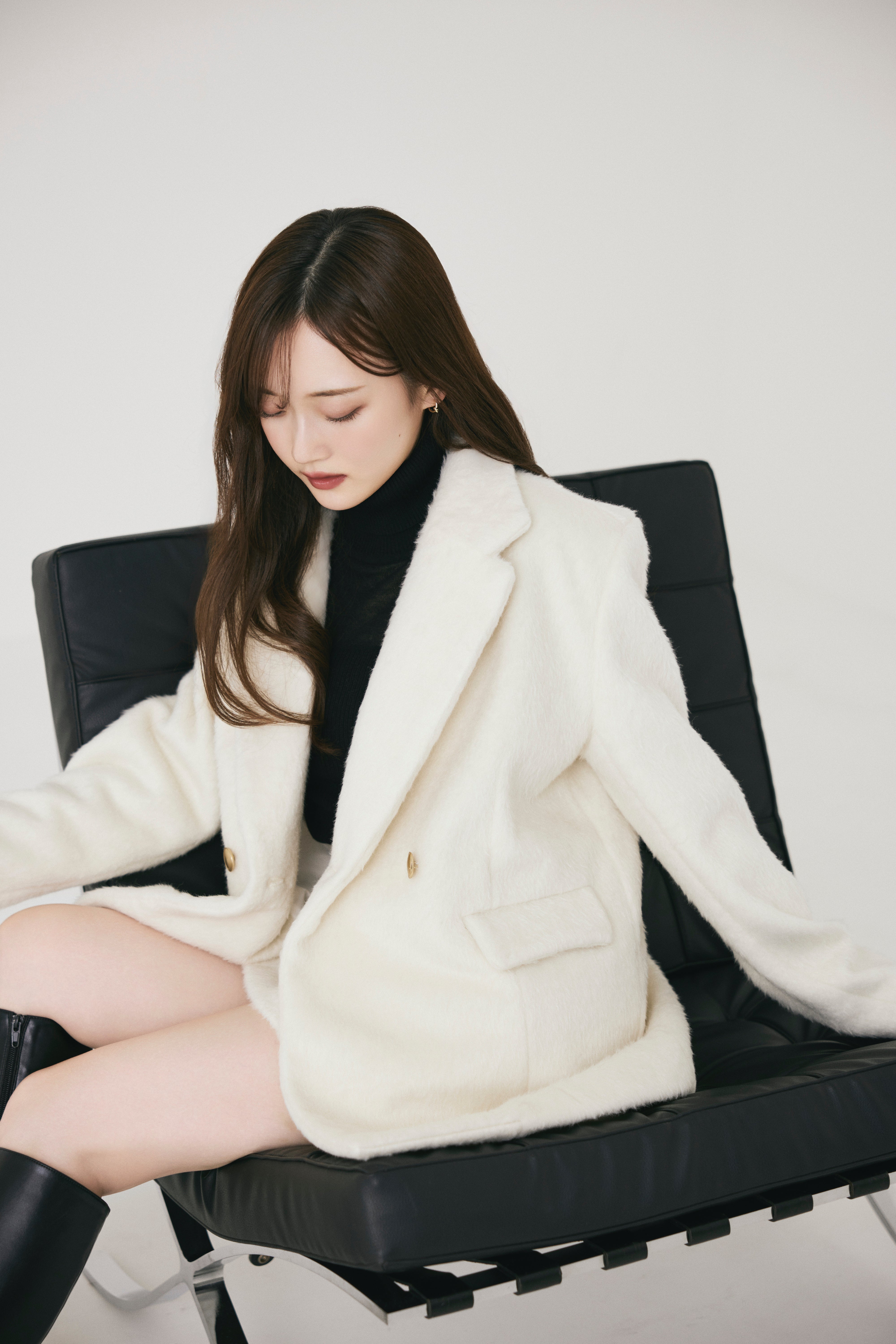 シャギージャケットコート – poláura OFFICIAL ONLINE STORE