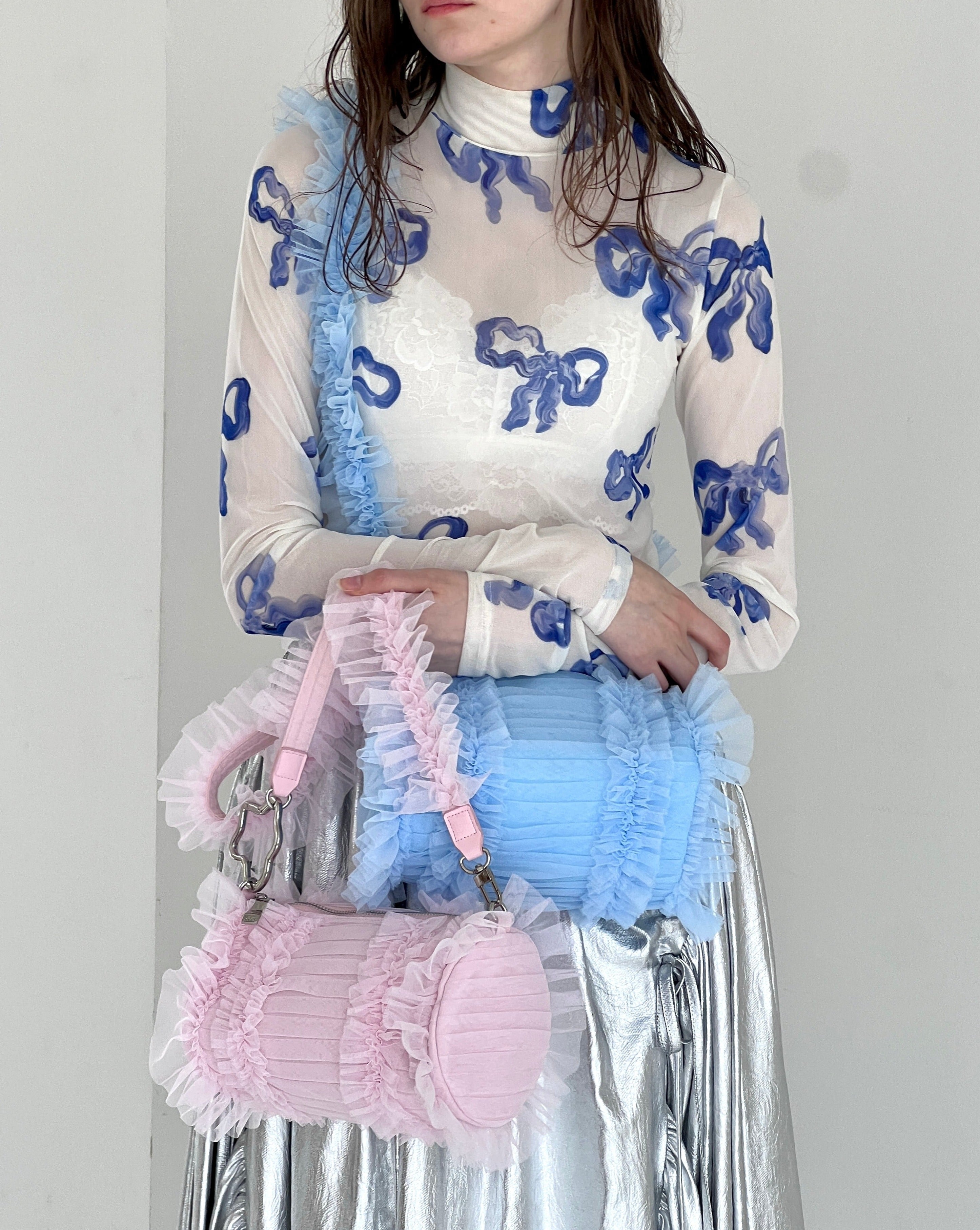 Tulle Frill Bag (pink)