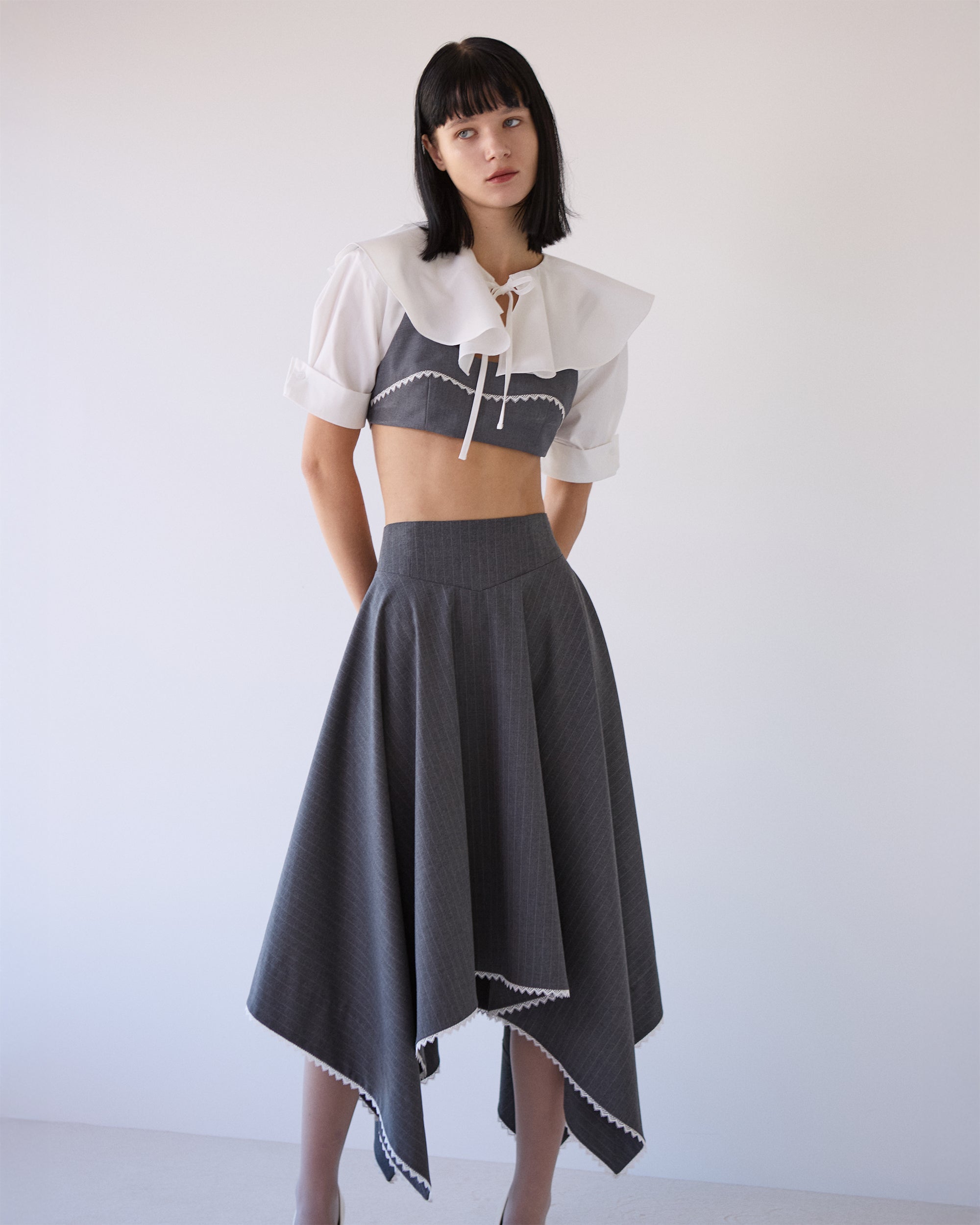 Layered bralette tops