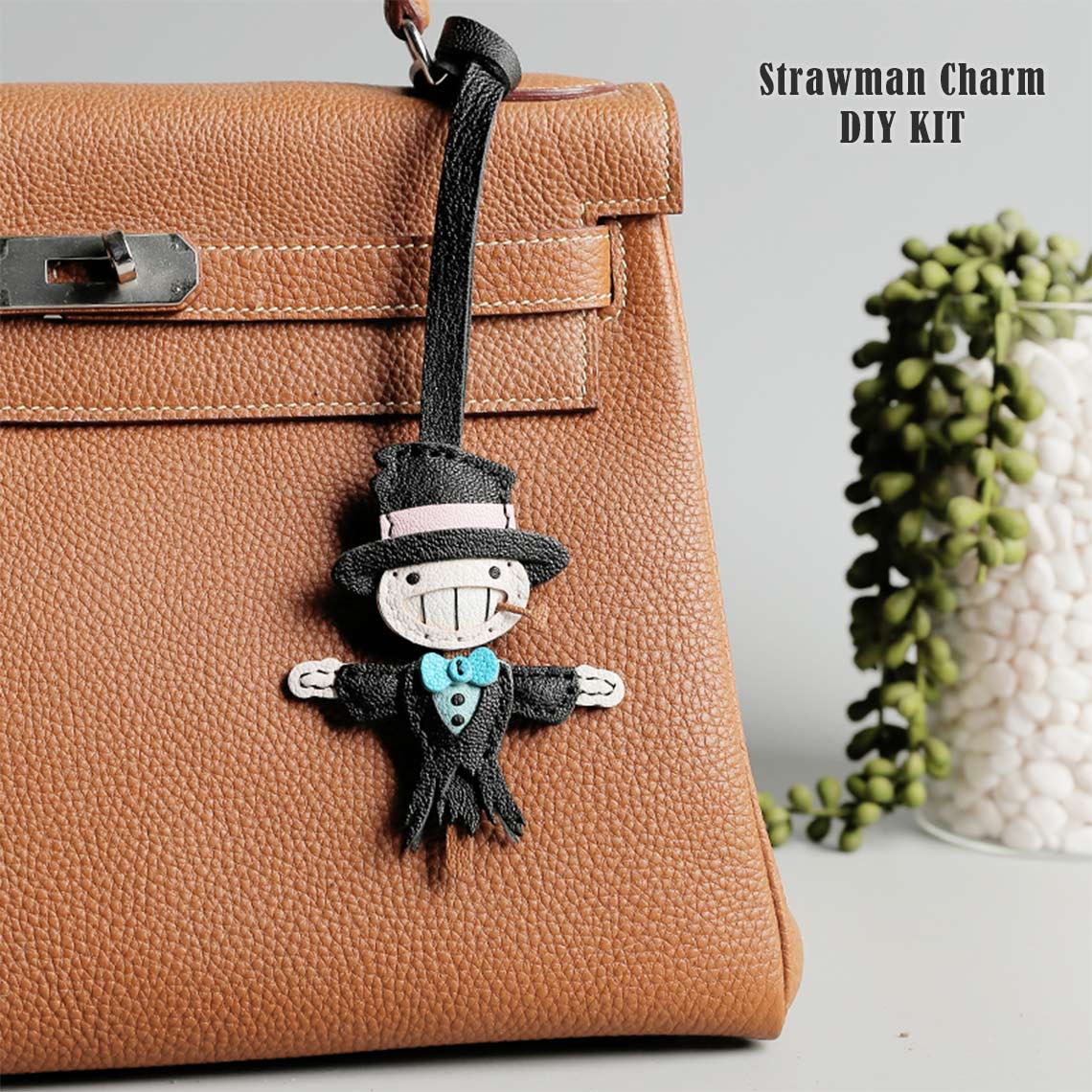 Anime Scarecrow Keychain Charm DIY Kits | Cute Design Backpack