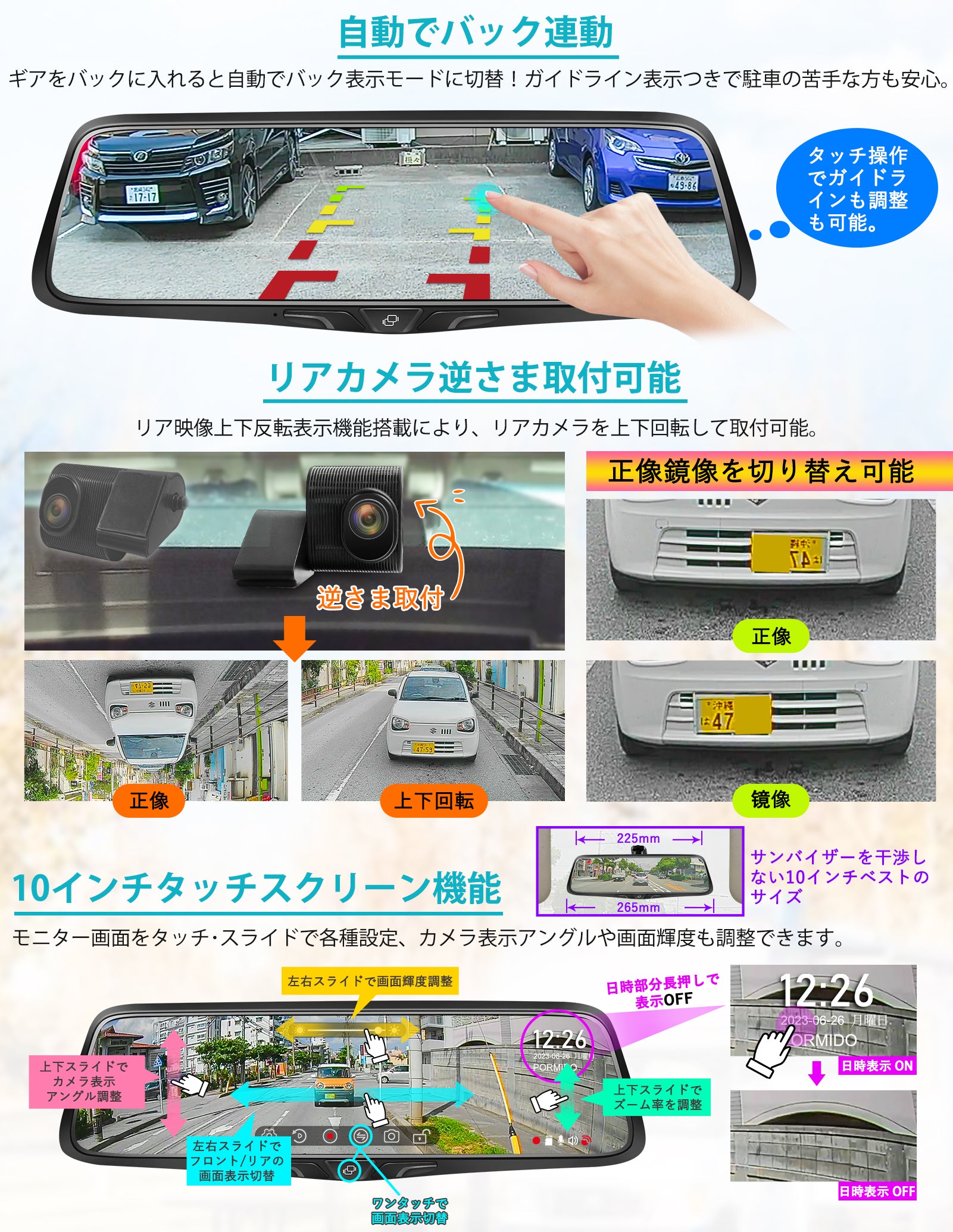 PRD80C・PRD80 純正交換型ドライブレコーダー – PORMIDO