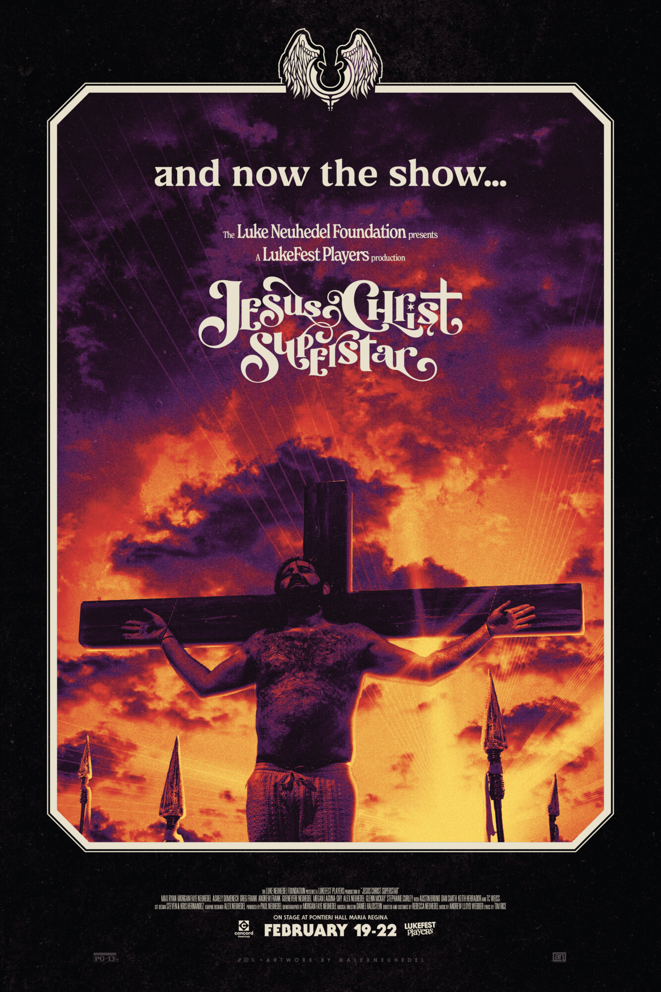 Jesus Christ Superstar - The Musical (2026) | Poster By Alex Neuhedel