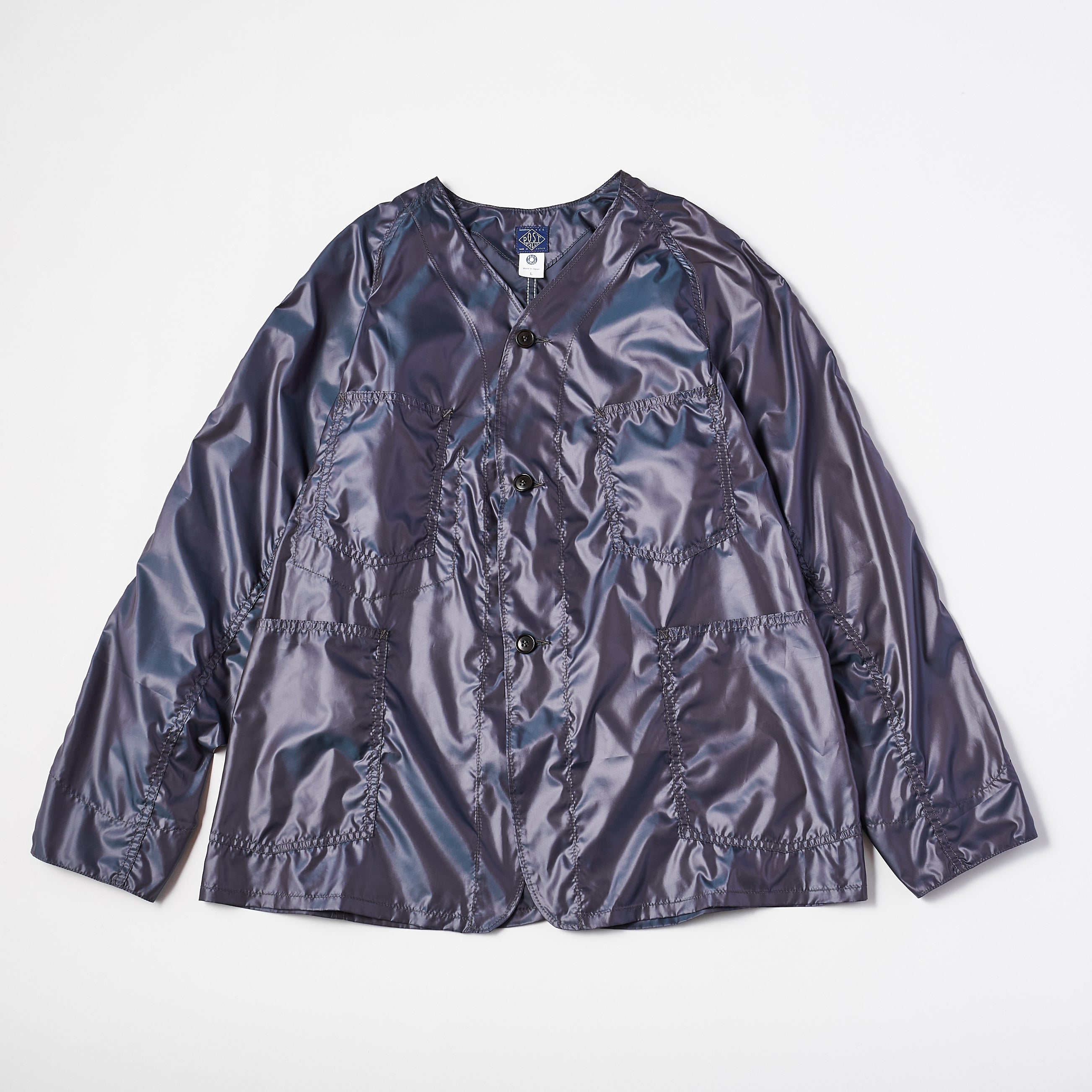 3103 PTN POST 42 DV : poly taffeta iridescent navy