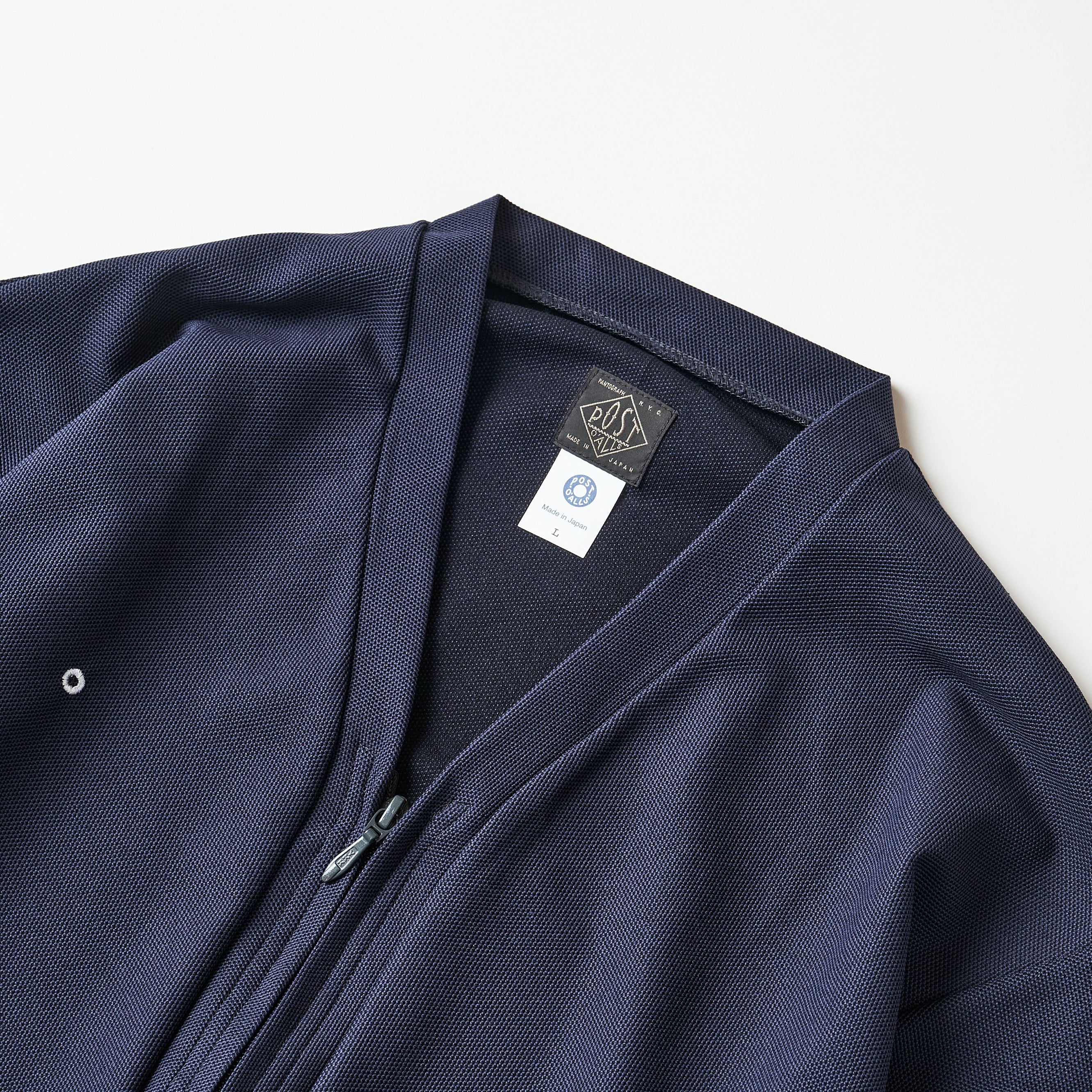 3609 PKN E-Z Zip Cardigan : poly knit navy