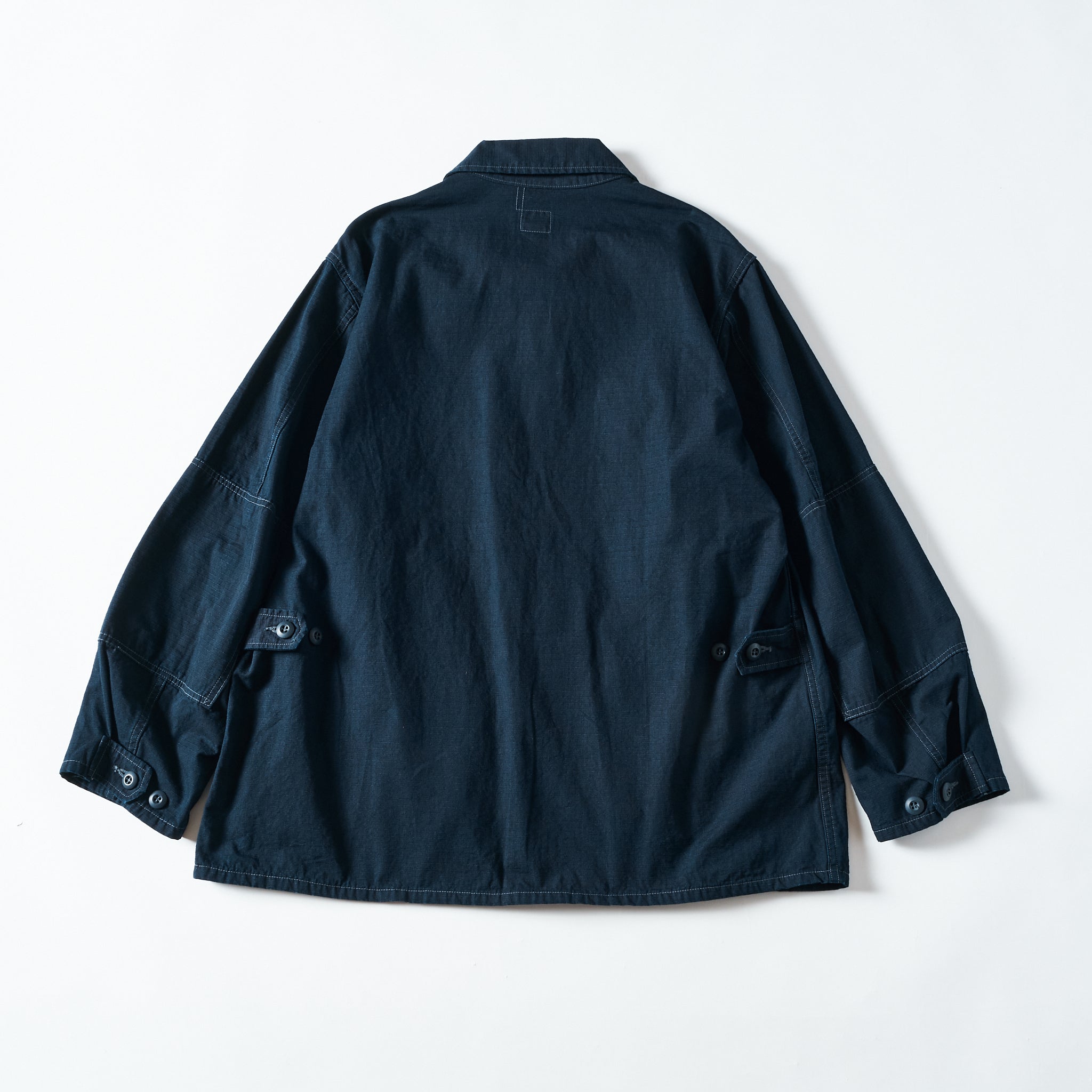 1123-CRI BDU-R : cotton ripstop indigo