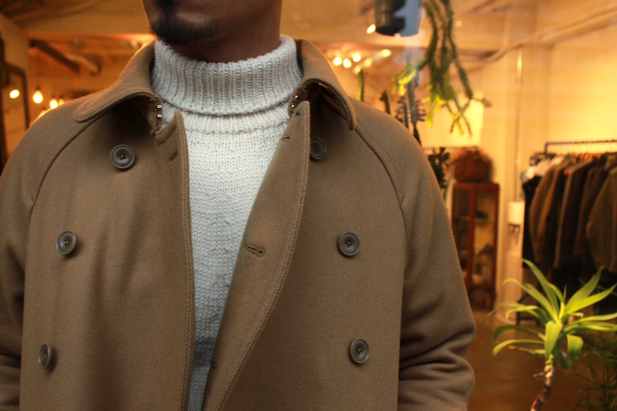 nonnative - SAILER COAT WIN DOUBLE MELTON WITH WINDSTOPPER 2L