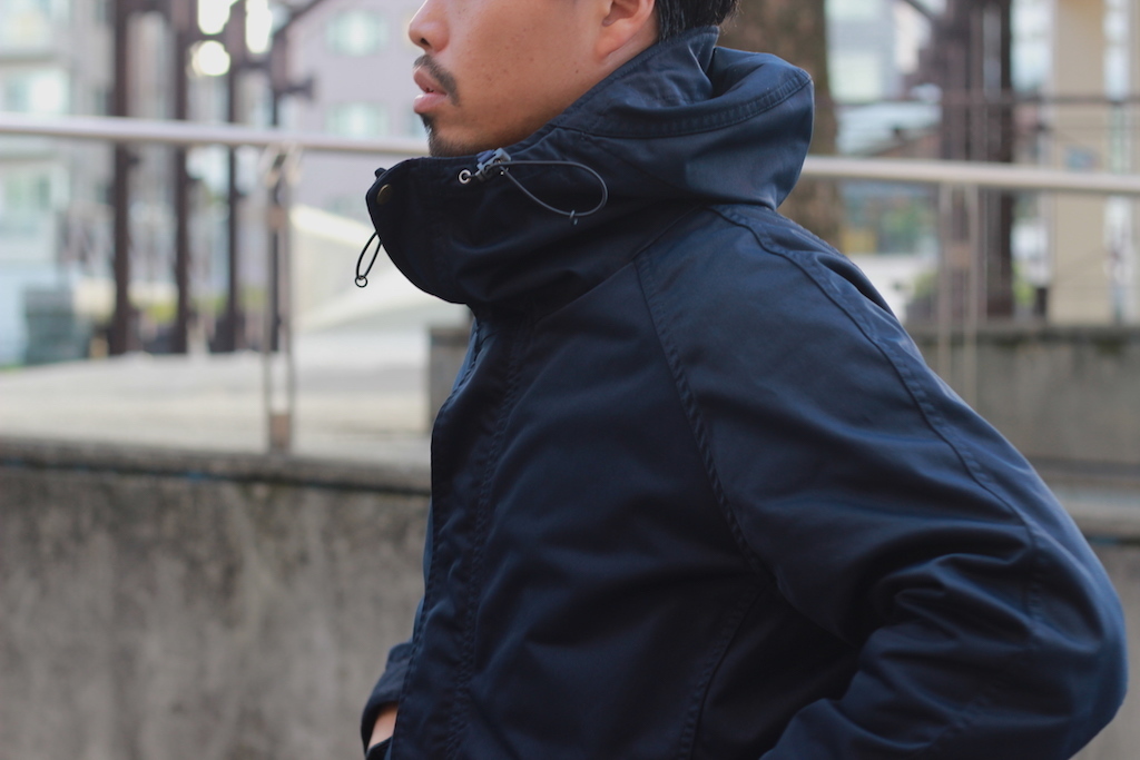 nonnative - STRANGER HOODED COAT POLY TWILL STRETCH OVERDYED