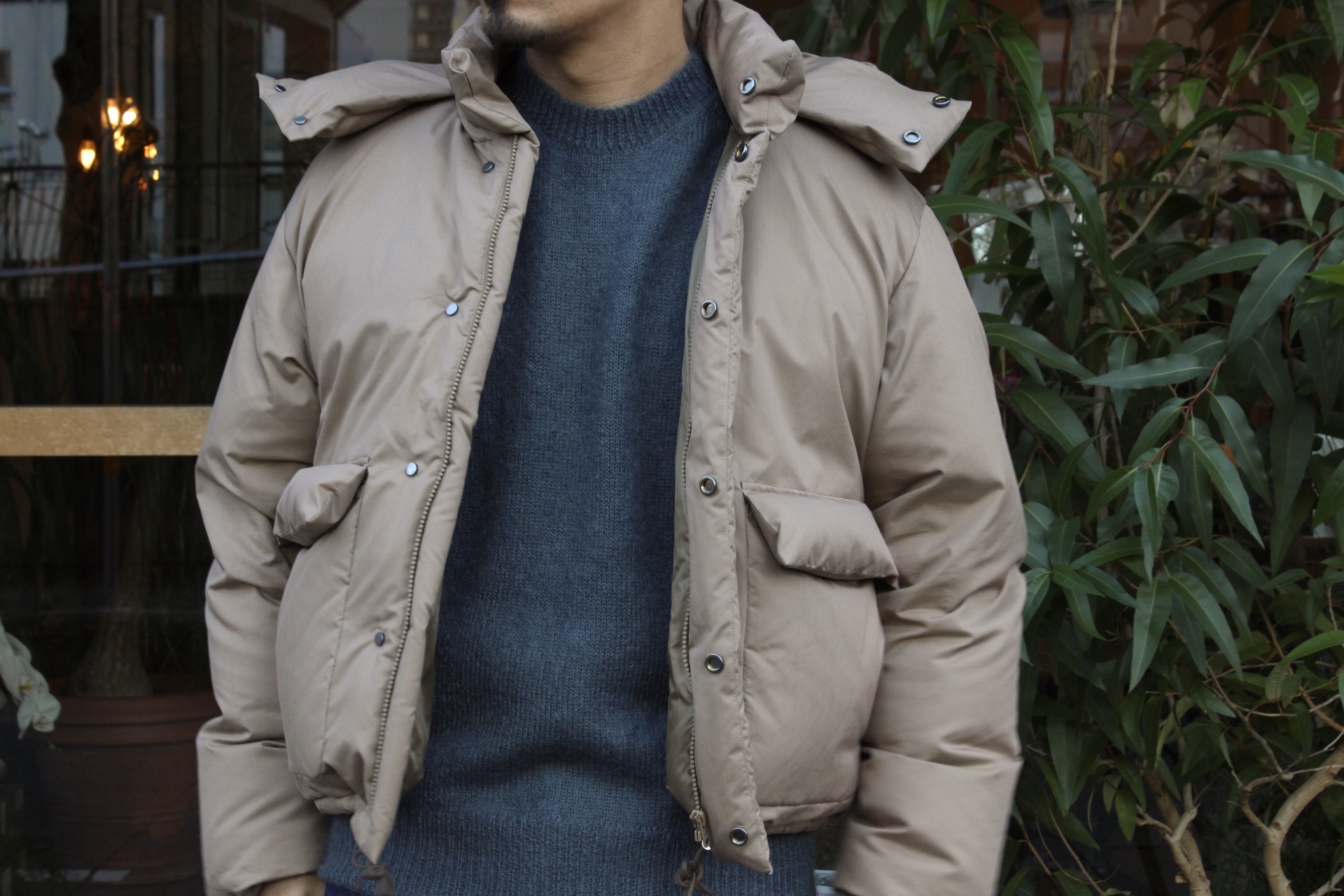 AURALEE - LIGHT FINX POLYESTER DOWN JACKET: VIOLA STELLA men's blog