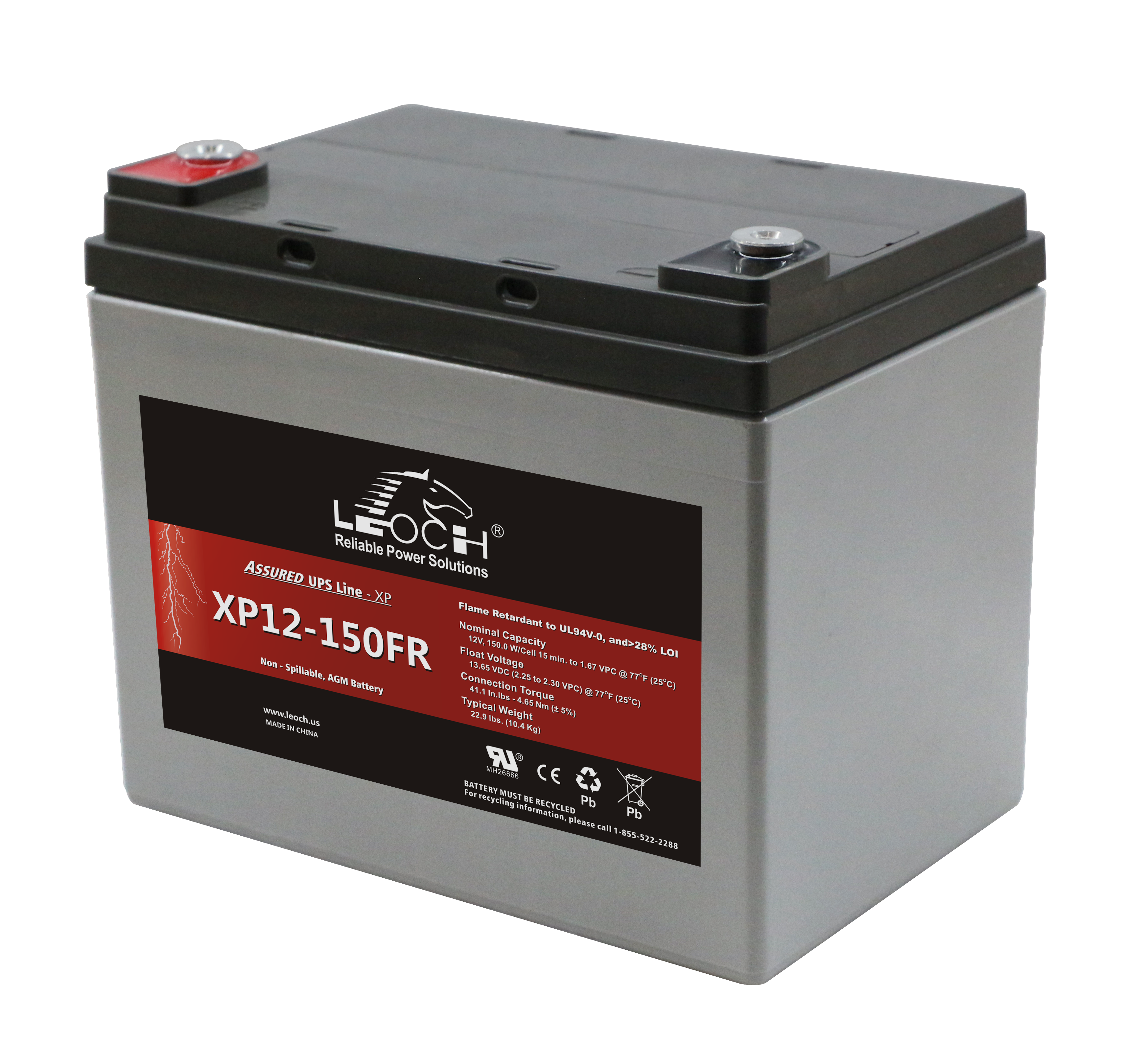Leoch XP12-150FR Battery