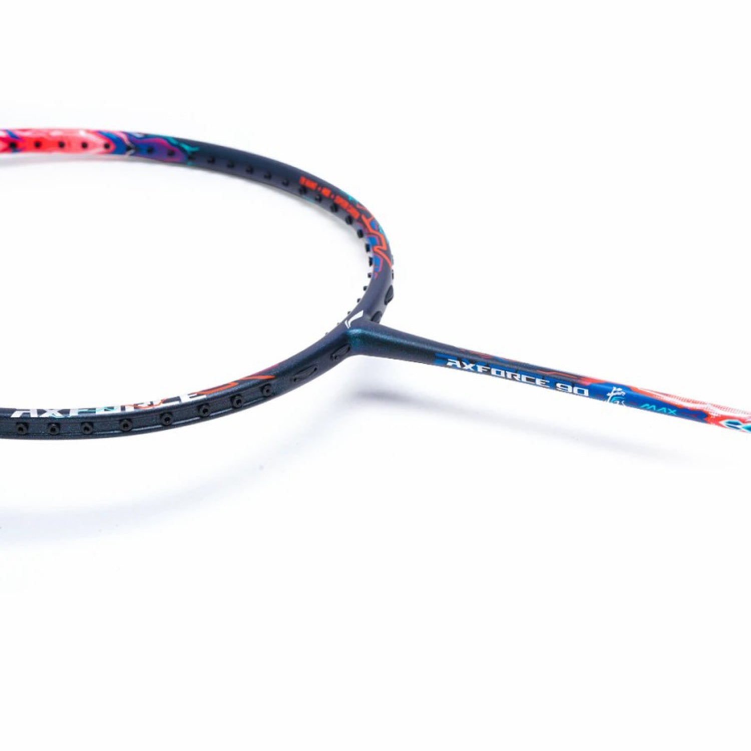 Li-Ning AXForce 90 Unstrung Badminton Racquet, Navy/Red