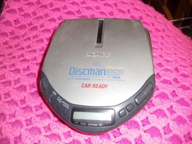 Cd Player: Sony Discman Esp, Hinged Lid • Psw