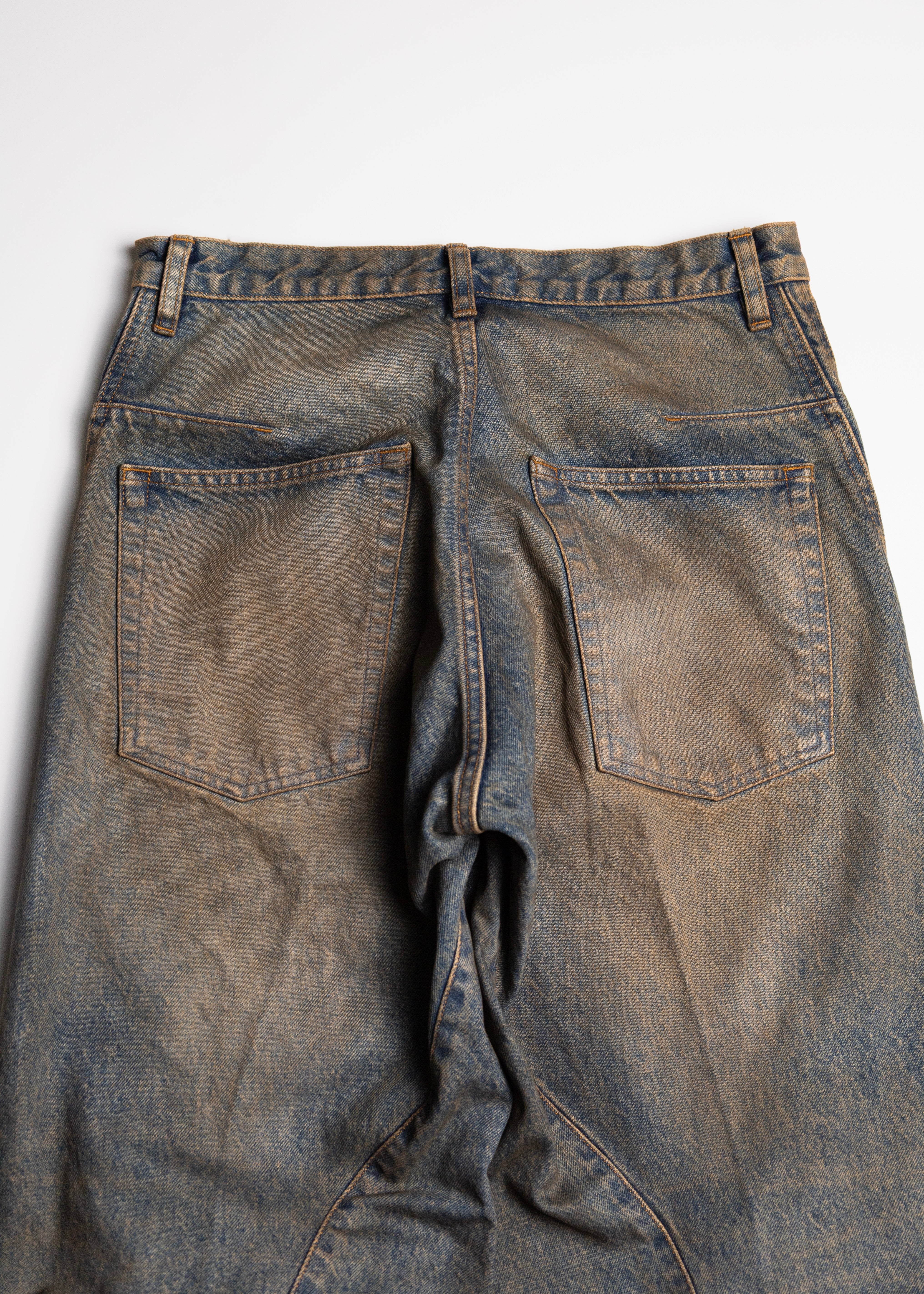 NVRFRGT（ネヴァーフォーゲット）3D TWISTED WIDE LEG JEANS – process