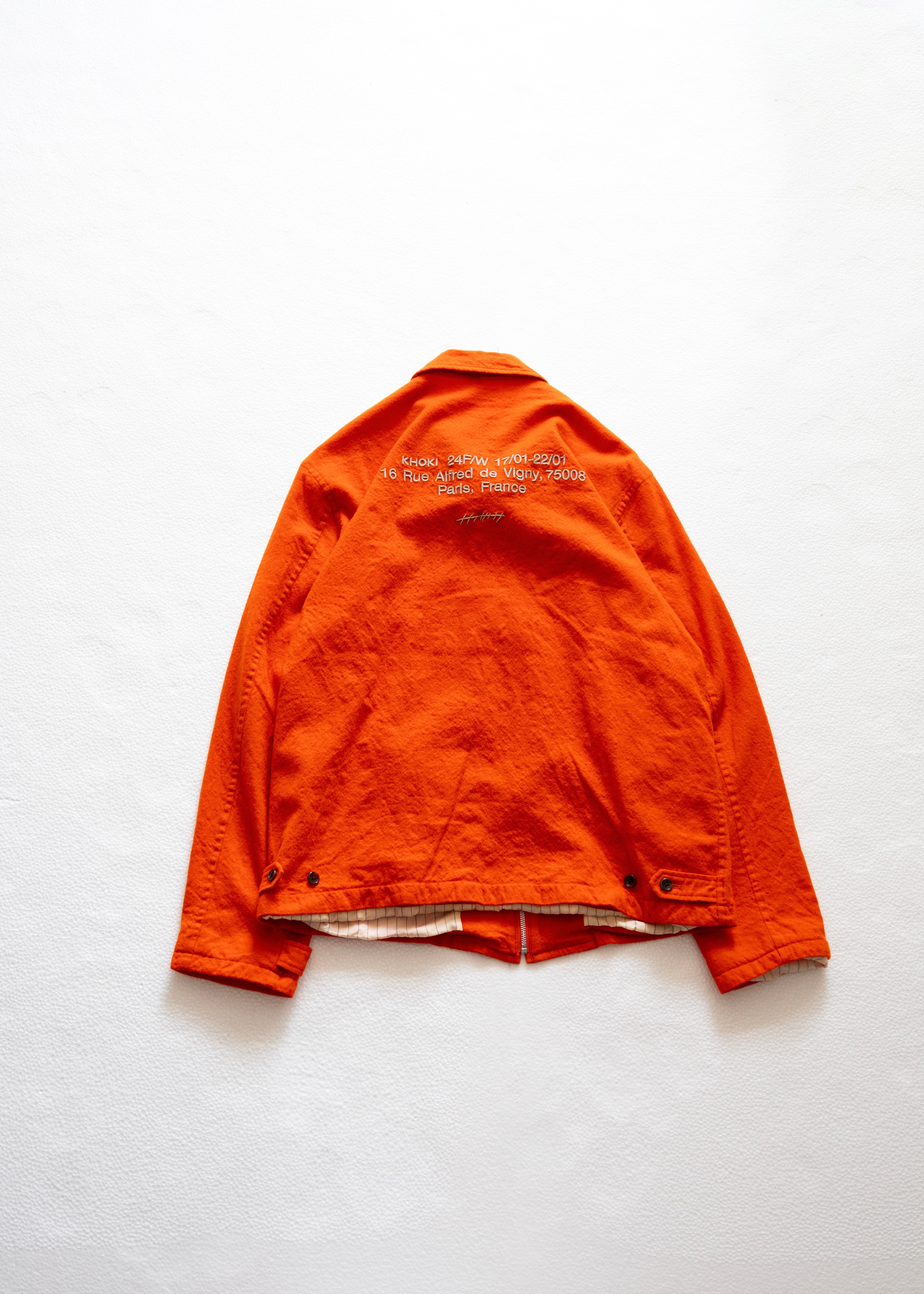 KHOKI（コッキ） Washed wool zip up jacket - 通販 – process