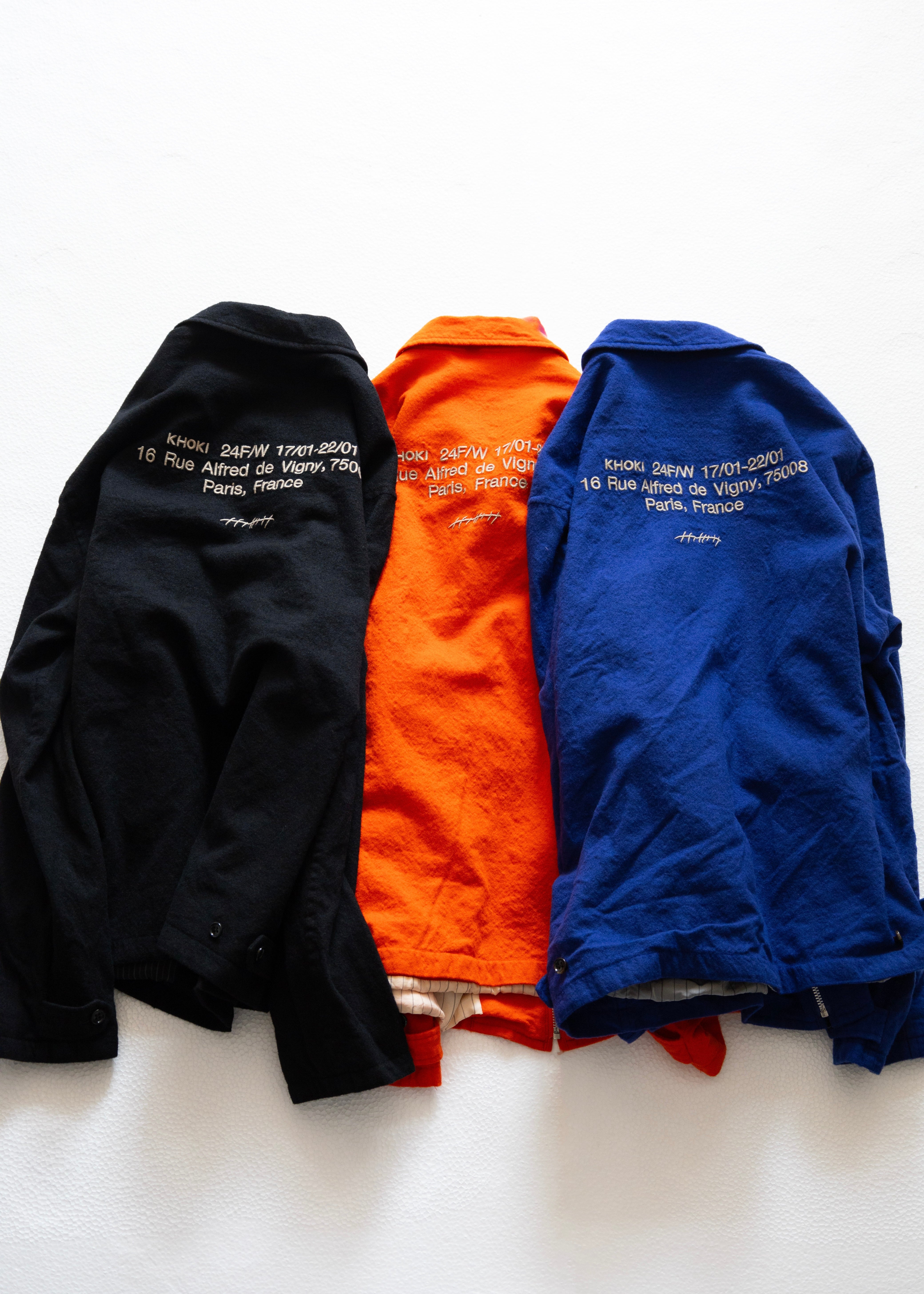 KHOKI（コッキ） Washed wool zip up jacket - 通販 – process