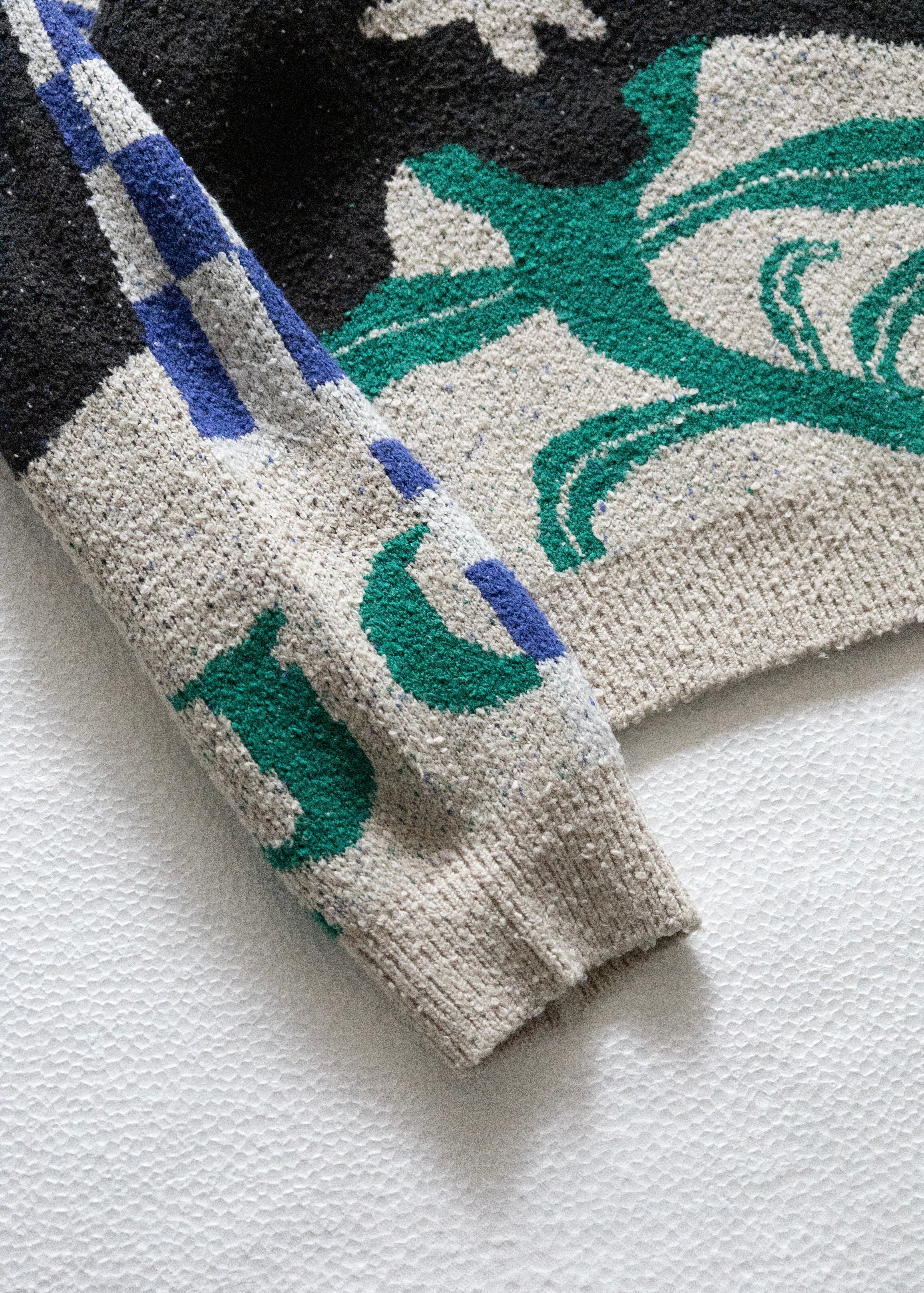 KHOKI（コッキ） Intarsia-knit jumper - 通販 – process