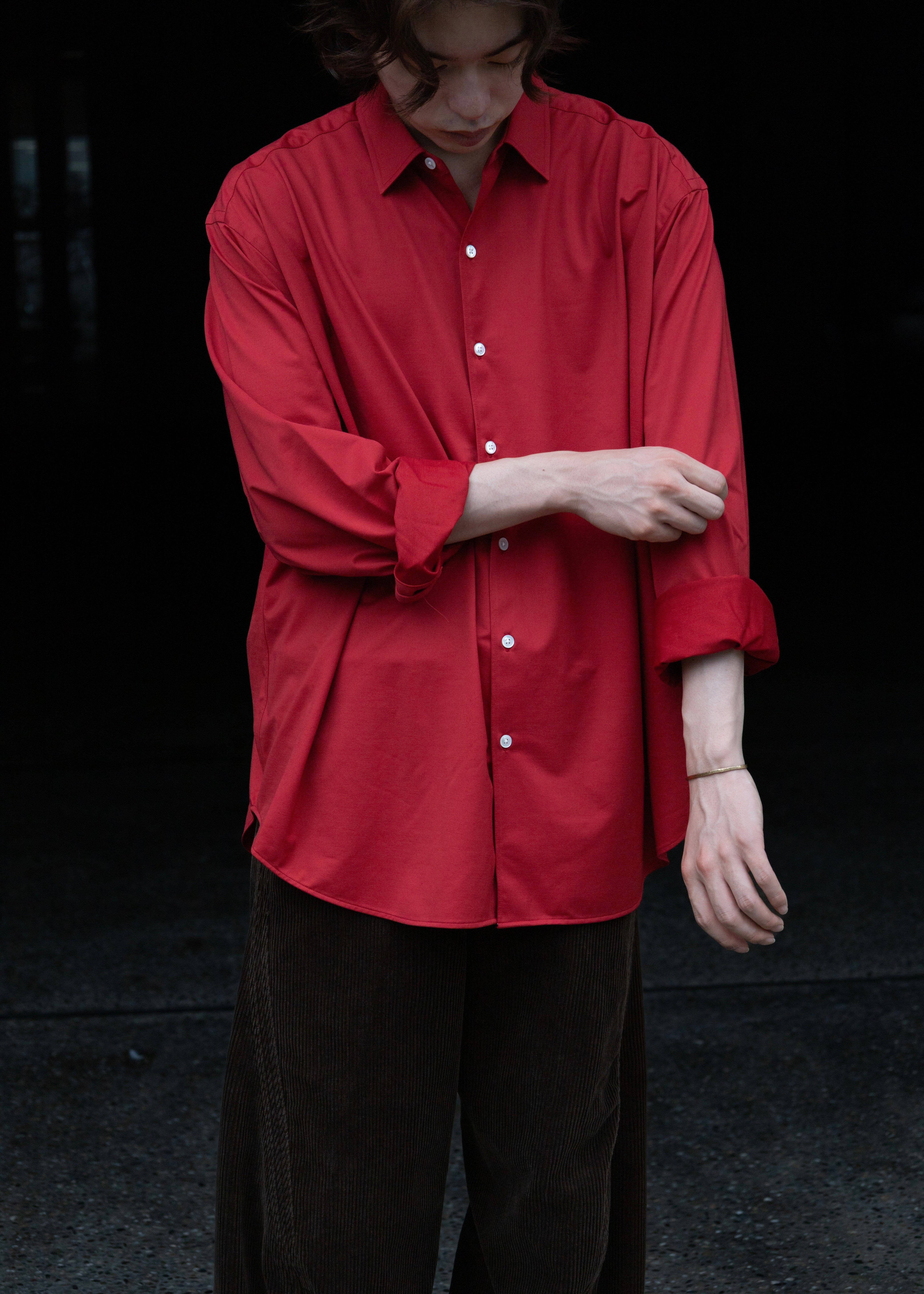 KANEMASA PHIL.（カネマサフィル）46G Atmosphere L/S Shirt – process