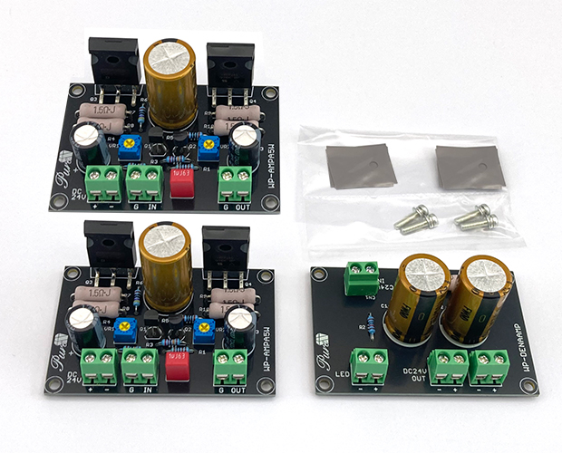 MOS-FET A級動作パワーアンプ基板完成品セット/WP-AAMP8W-SET/共立