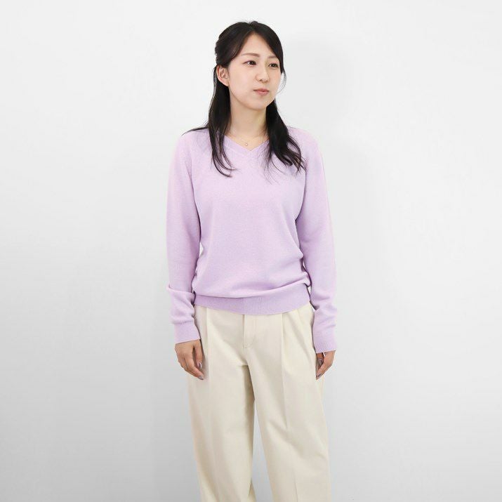 カシミヤ100％Vネックセーター | Milestone公式オンラインストア